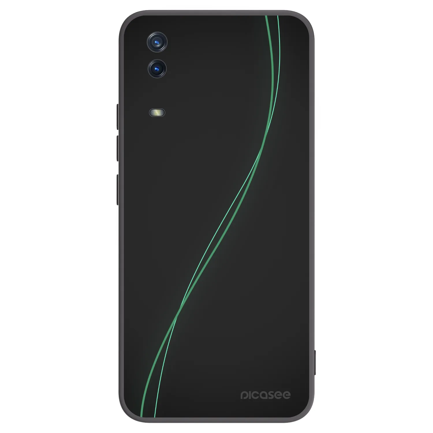 Picasee Μαύρη θήκη σιλικόνης για Vivo Y11s - Be Different