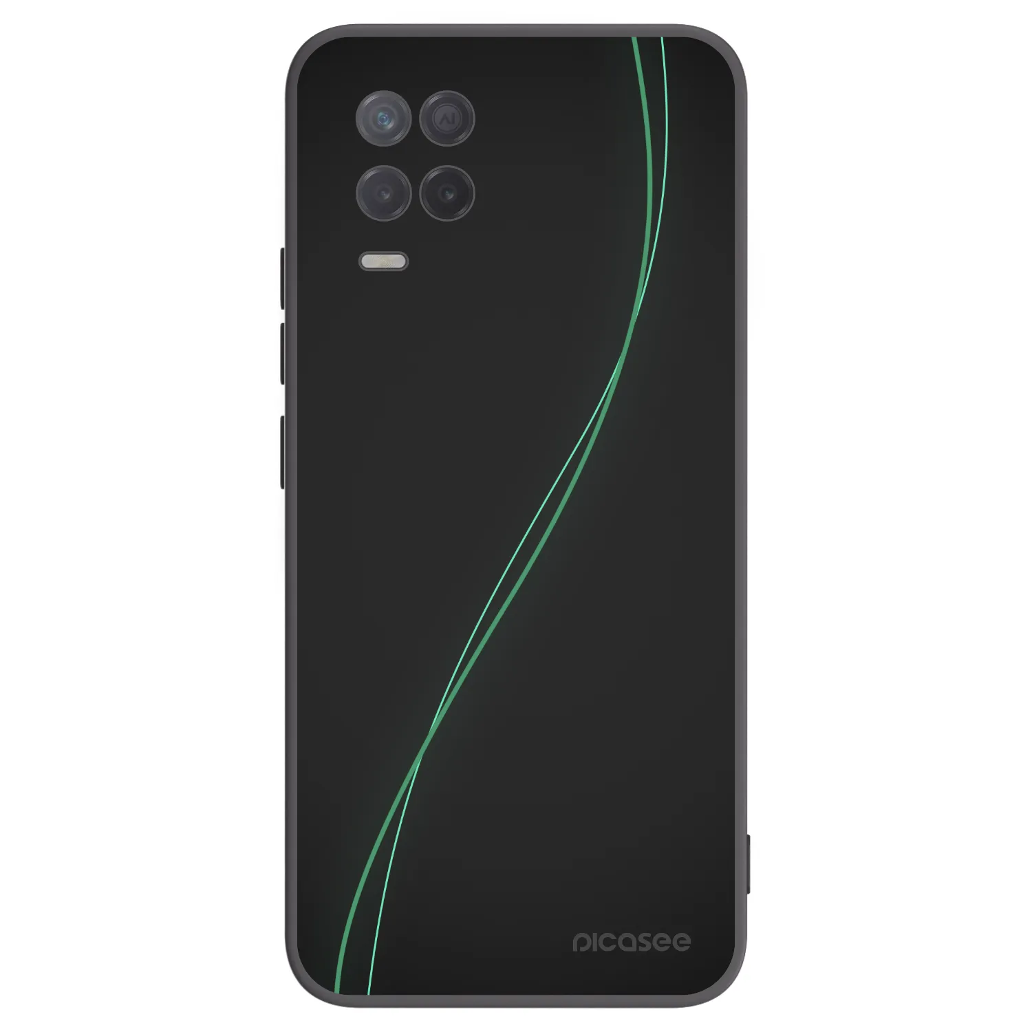 Picasee Μαύρη θήκη σιλικόνης για Realme 8 5G - Be Different