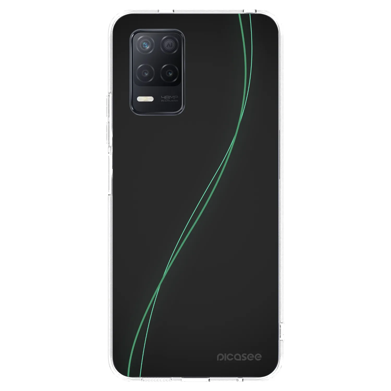 Picasee διαφανής θήκη σιλικόνης Realme 8 5G - Be Different