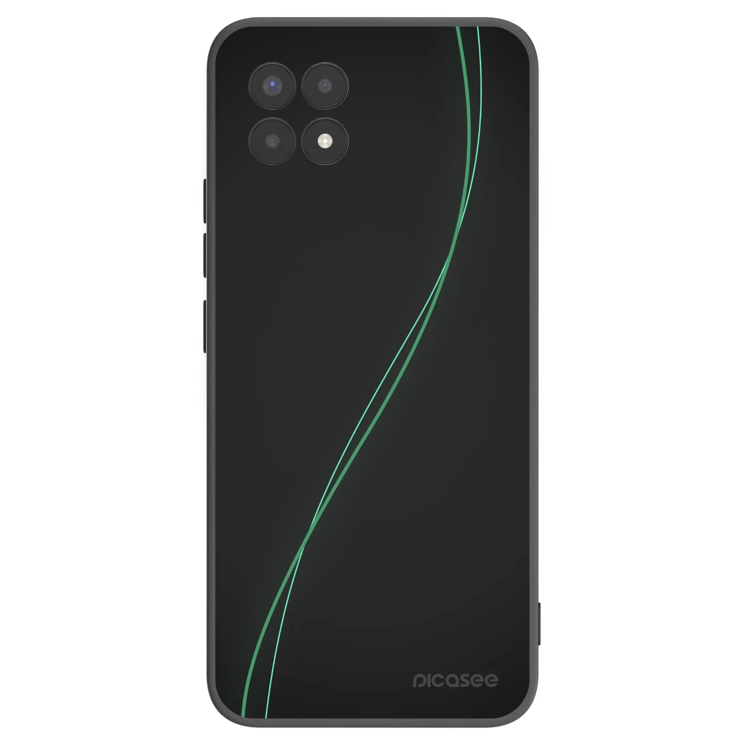 Picasee Μαύρη θήκη σιλικόνης για Realme 8i - Be Different