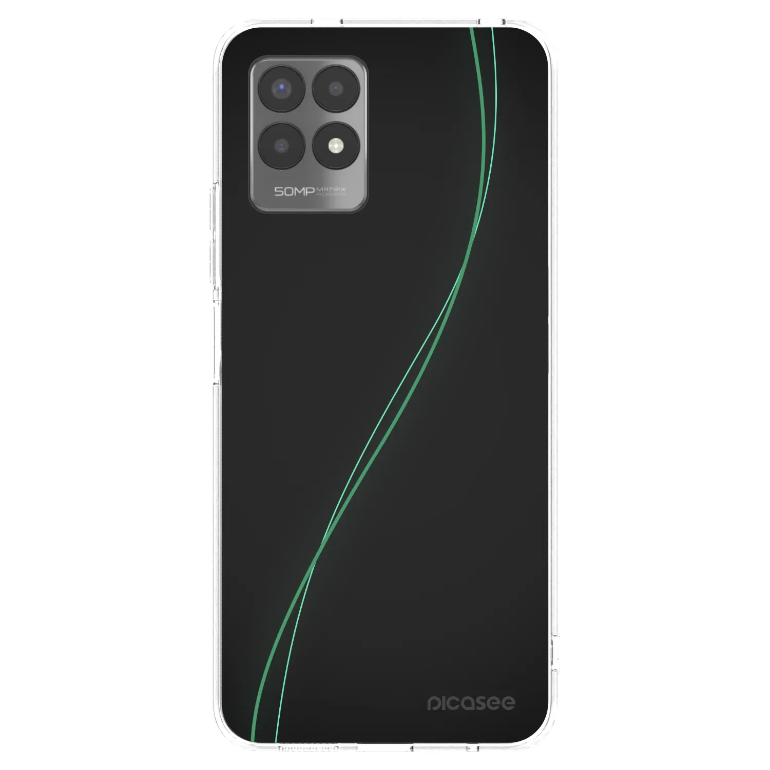 Picasee διαφανής θήκη σιλικόνης Realme 8i - Be Different