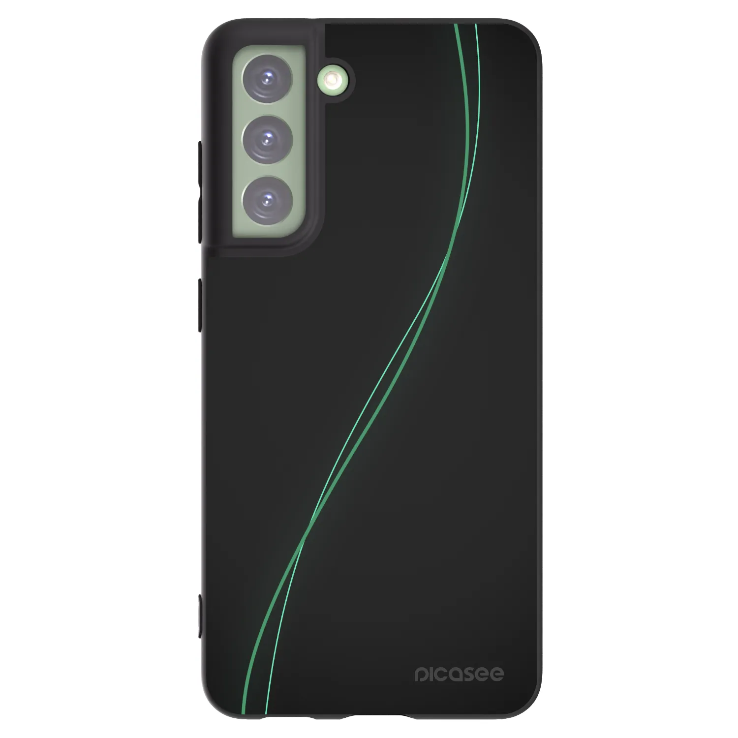 Picasee Μαύρη θήκη σιλικόνης για Samsung Galaxy S21 FE 5G - Be Different