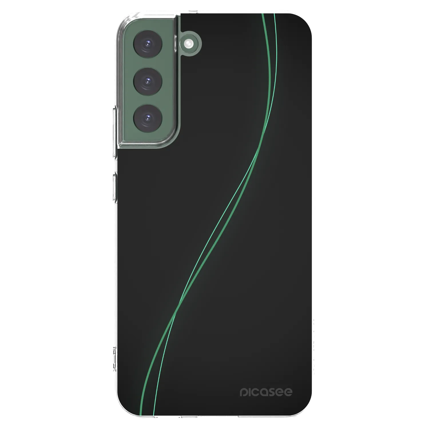Picasee διαφανής θήκη σιλικόνης Samsung Galaxy S22+ 5G - Be Different