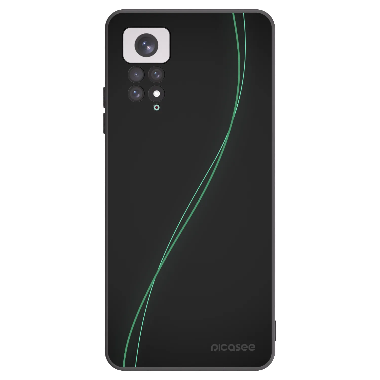 Picasee Μαύρη θήκη σιλικόνης για Xiaomi Redmi Note 11 - Be Different