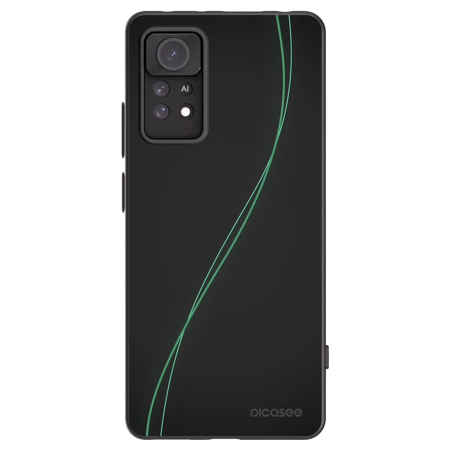 Picasee Μαύρη θήκη σιλικόνης για Xiaomi Redmi Note 11 Pro - Be Different