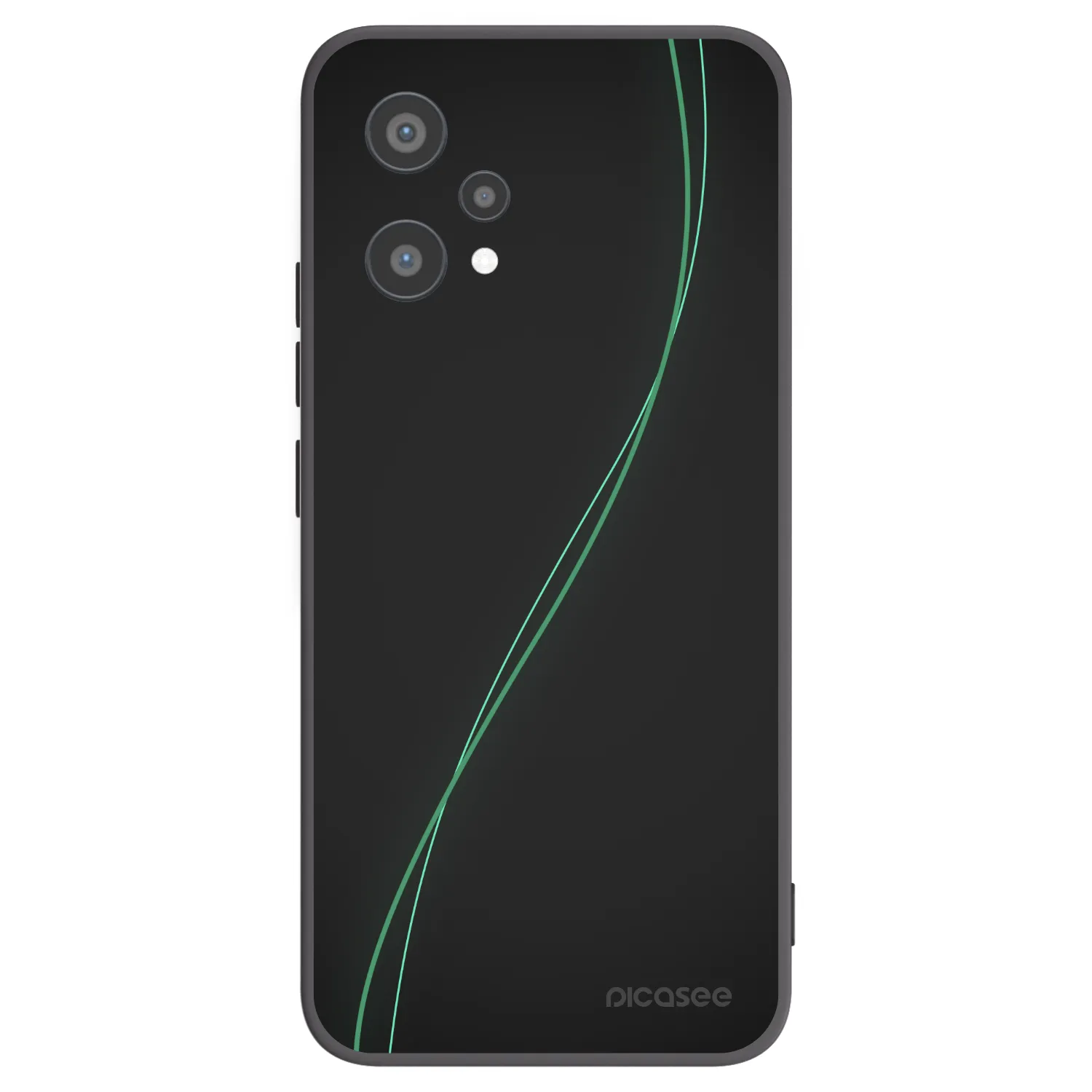 Picasee Μαύρη θήκη σιλικόνης για Realme 9 Pro 5G - Be Different