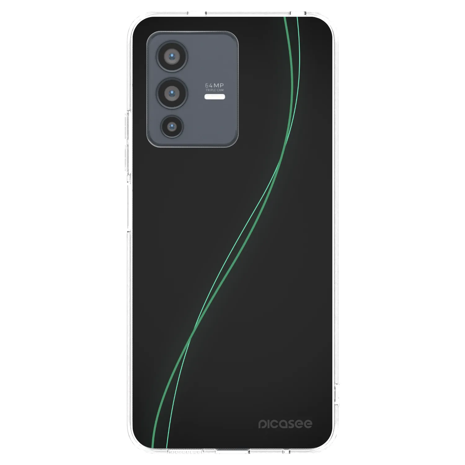 Picasee διαφανής θήκη σιλικόνης Vivo V23 5G - Be Different