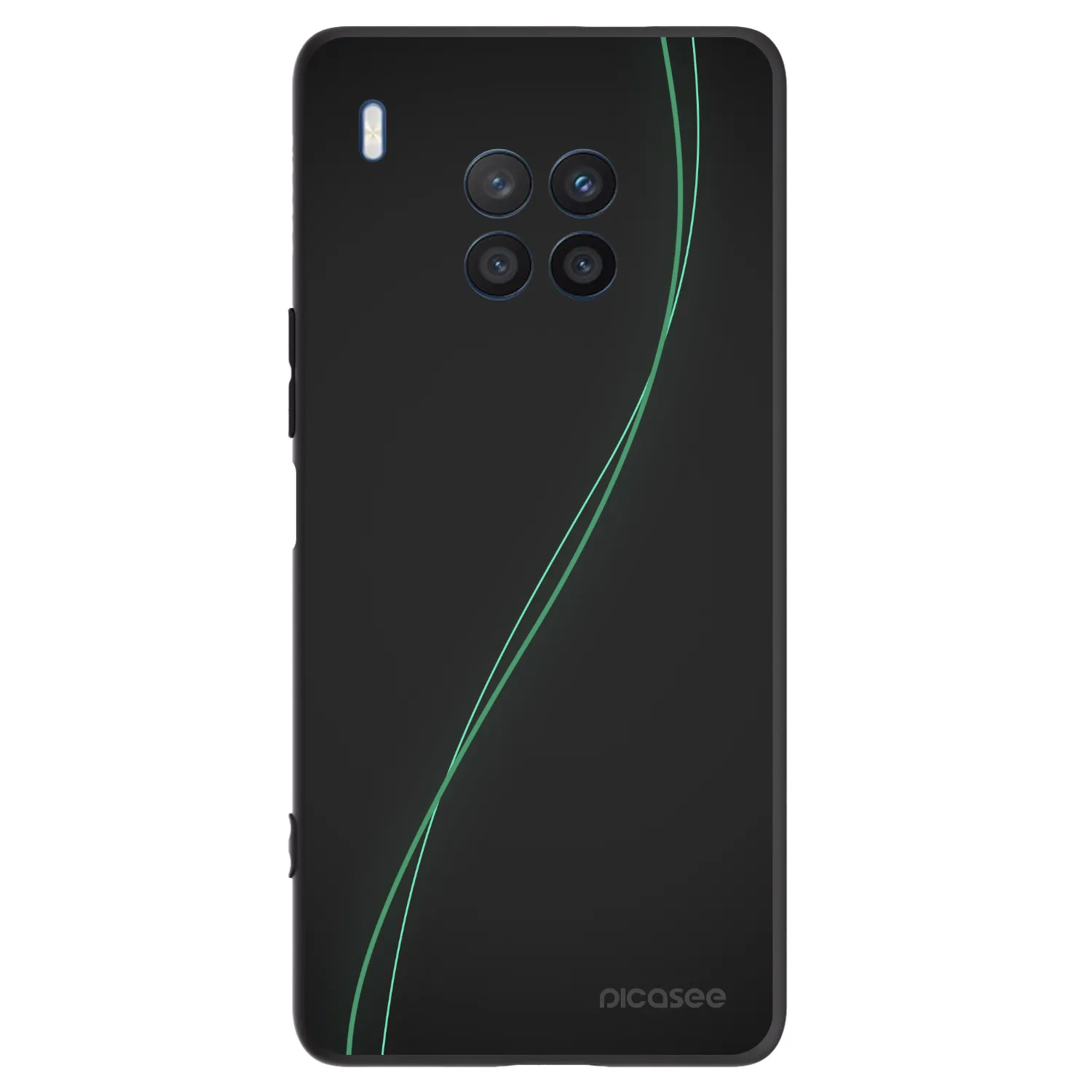 Picasee Μαύρη θήκη σιλικόνης για Honor 50 Lite - Be Different