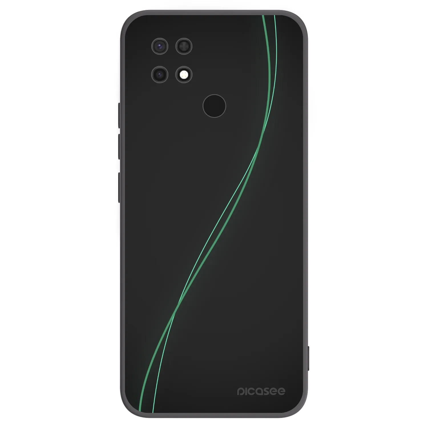 Picasee Μαύρη θήκη σιλικόνης για Xiaomi Redmi 10C - Be Different