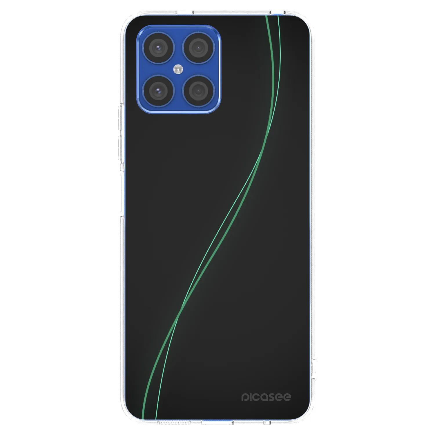 Picasee διαφανής θήκη σιλικόνης Honor X8 4G - Be Different