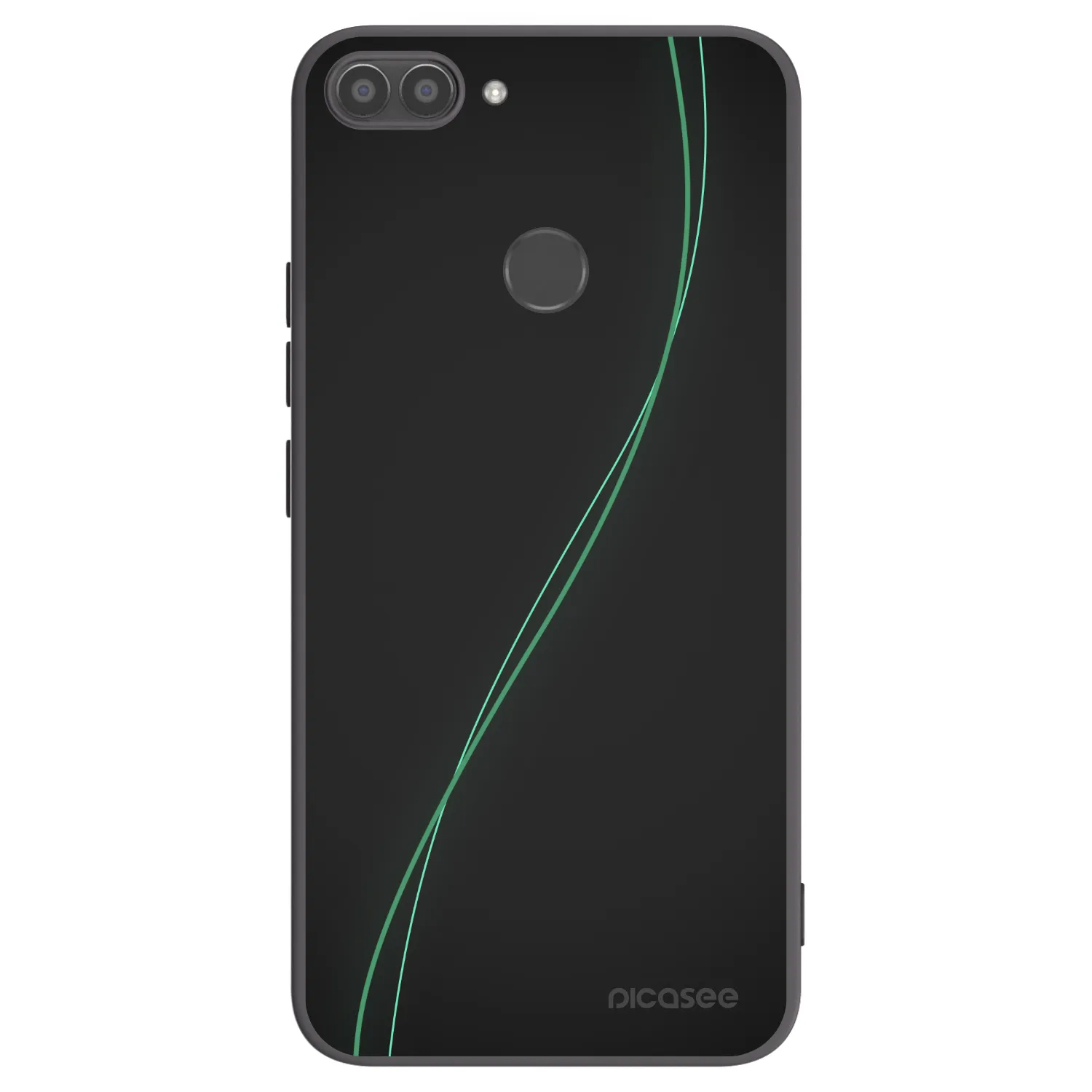 Picasee Μαύρη θήκη σιλικόνης για Huawei P Smart - Be Different