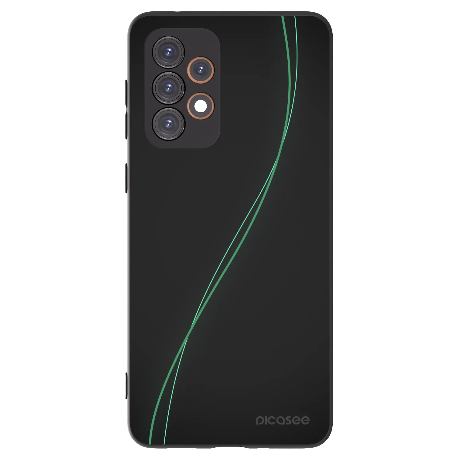 Picasee Μαύρη θήκη σιλικόνης για Samsung Galaxy A33 5G A336 - Be Different