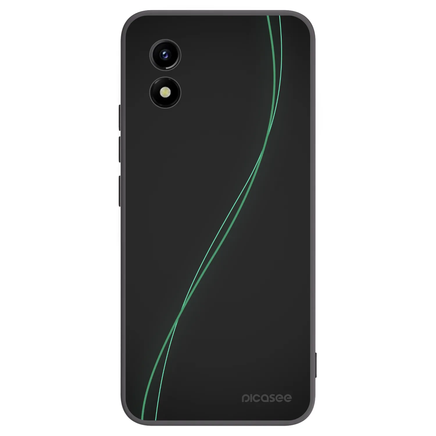 Picasee Μαύρη θήκη σιλικόνης για Vivo Y01 - Be Different