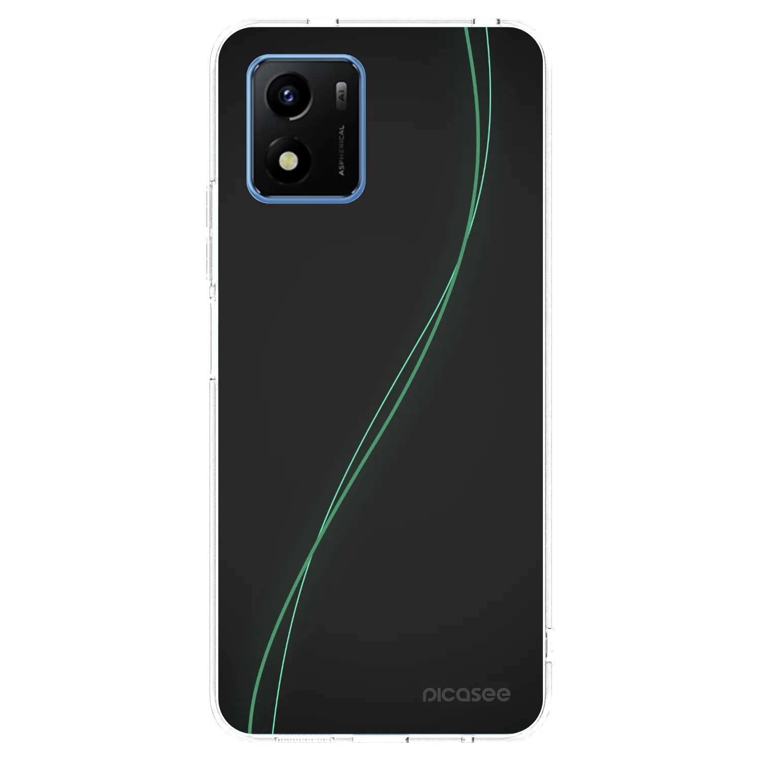 Picasee διαφανής θήκη σιλικόνης Vivo Y01 - Be Different