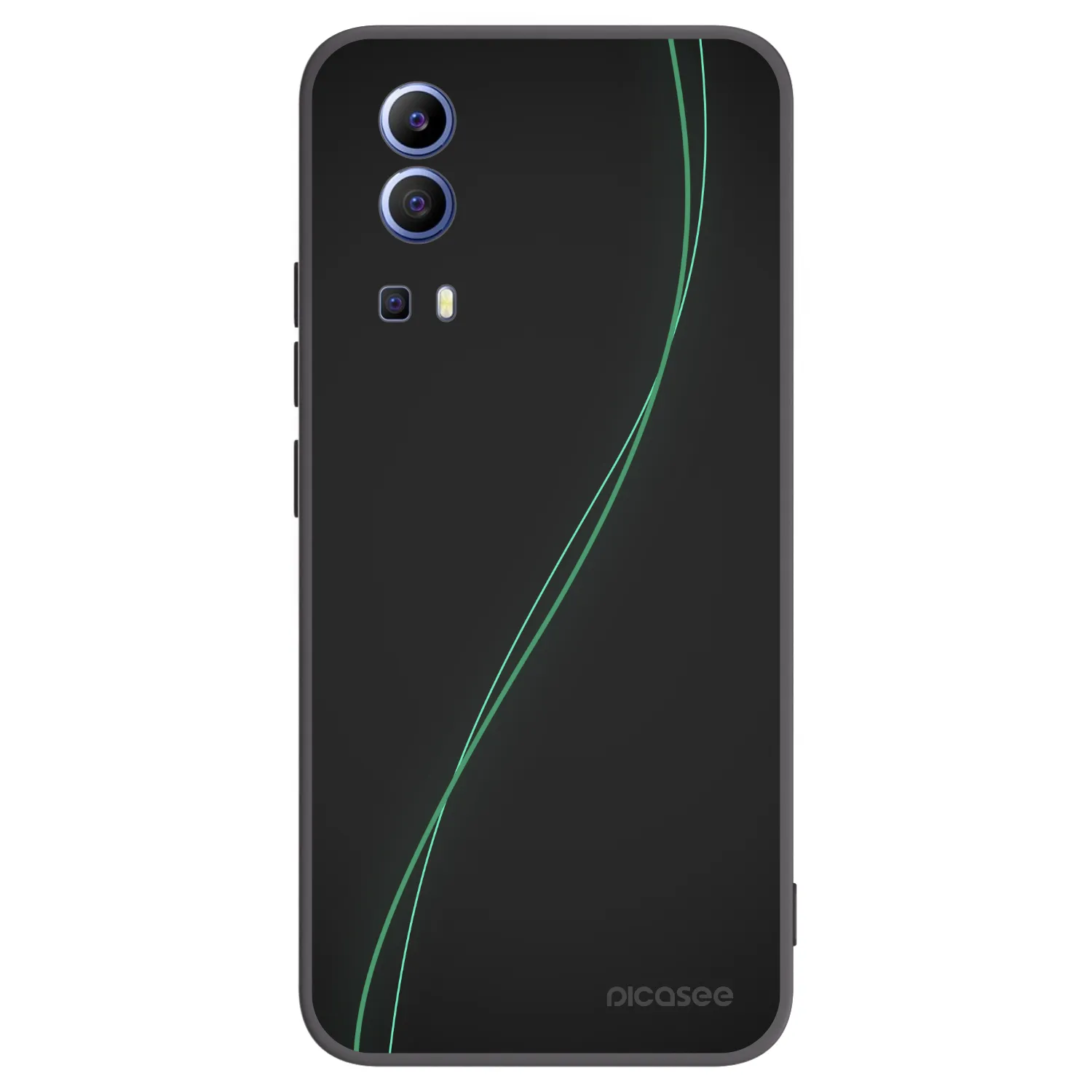 Picasee Μαύρη θήκη σιλικόνης για Vivo Y52 5G - Be Different