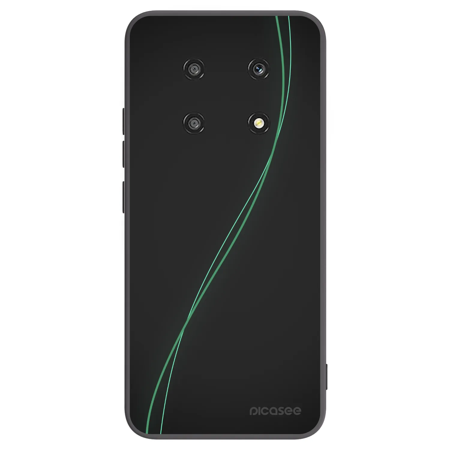 Picasee Μαύρη θήκη σιλικόνης για Honor Magic4 Lite 5G - Be Different