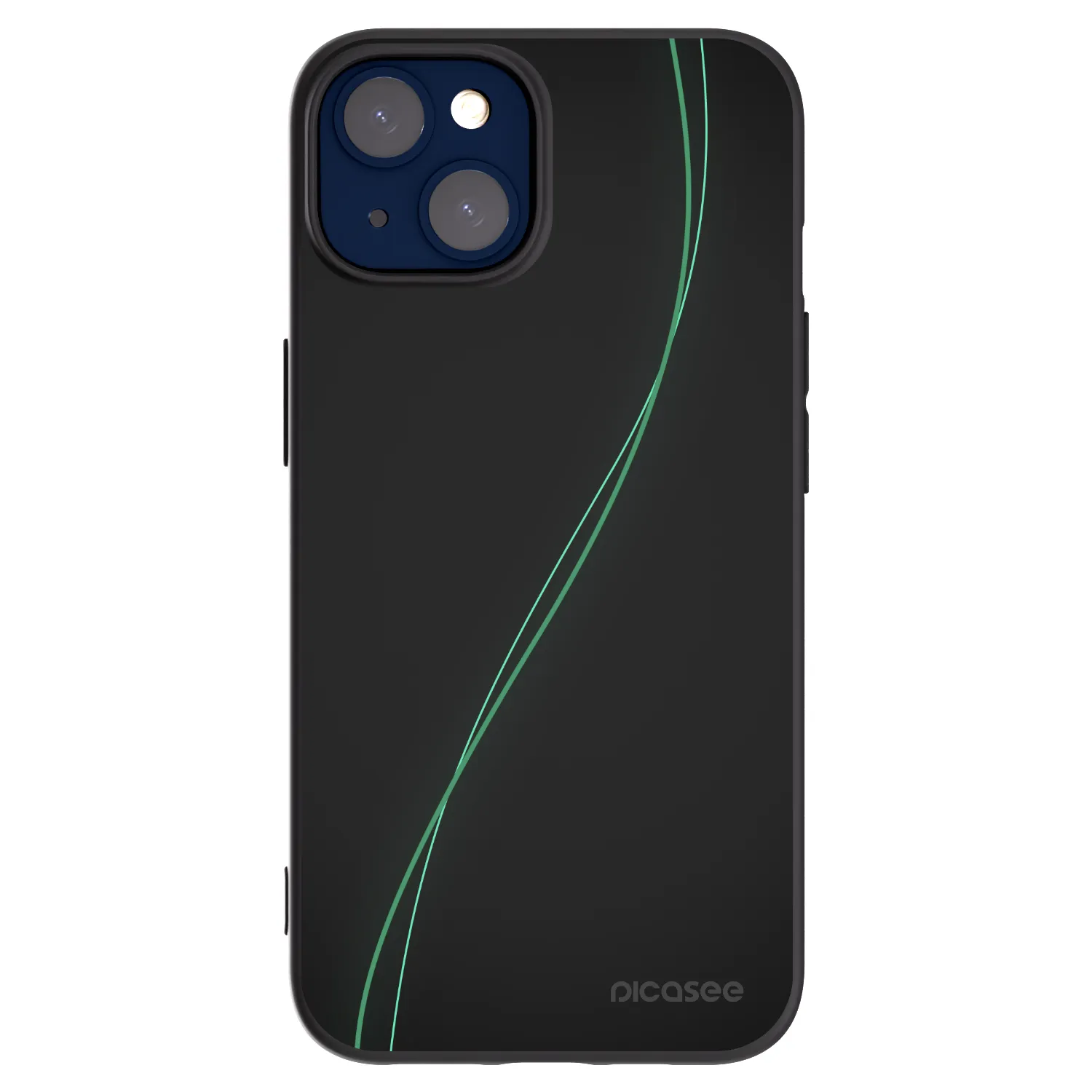 Picasee Μαύρη θήκη σιλικόνης για Apple iPhone 14 - Be Different