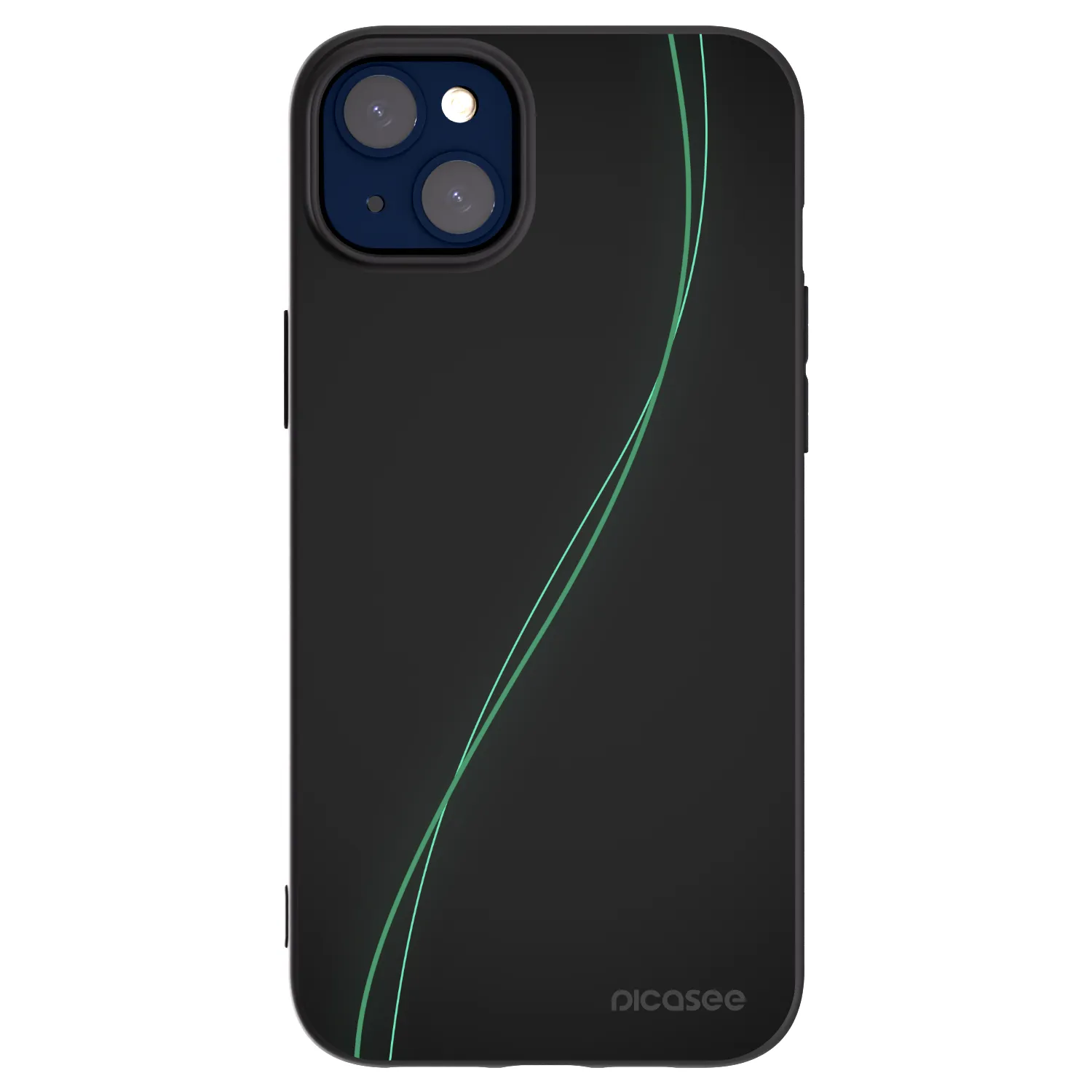 Picasee Μαύρη θήκη σιλικόνης για Apple iPhone 14 Plus - Be Different