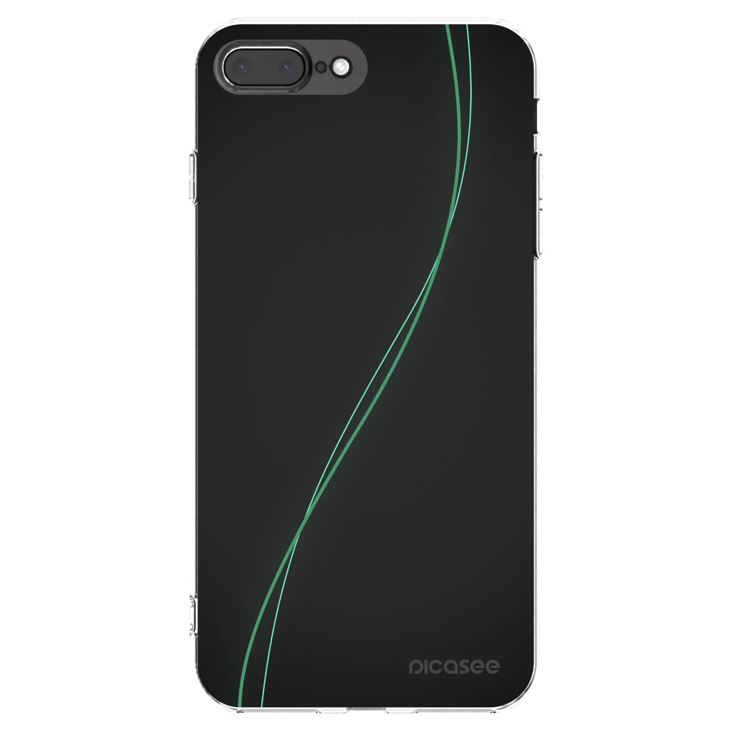 Picasee διαφανής θήκη σιλικόνης Apple iPhone 8 Plus - Be Different