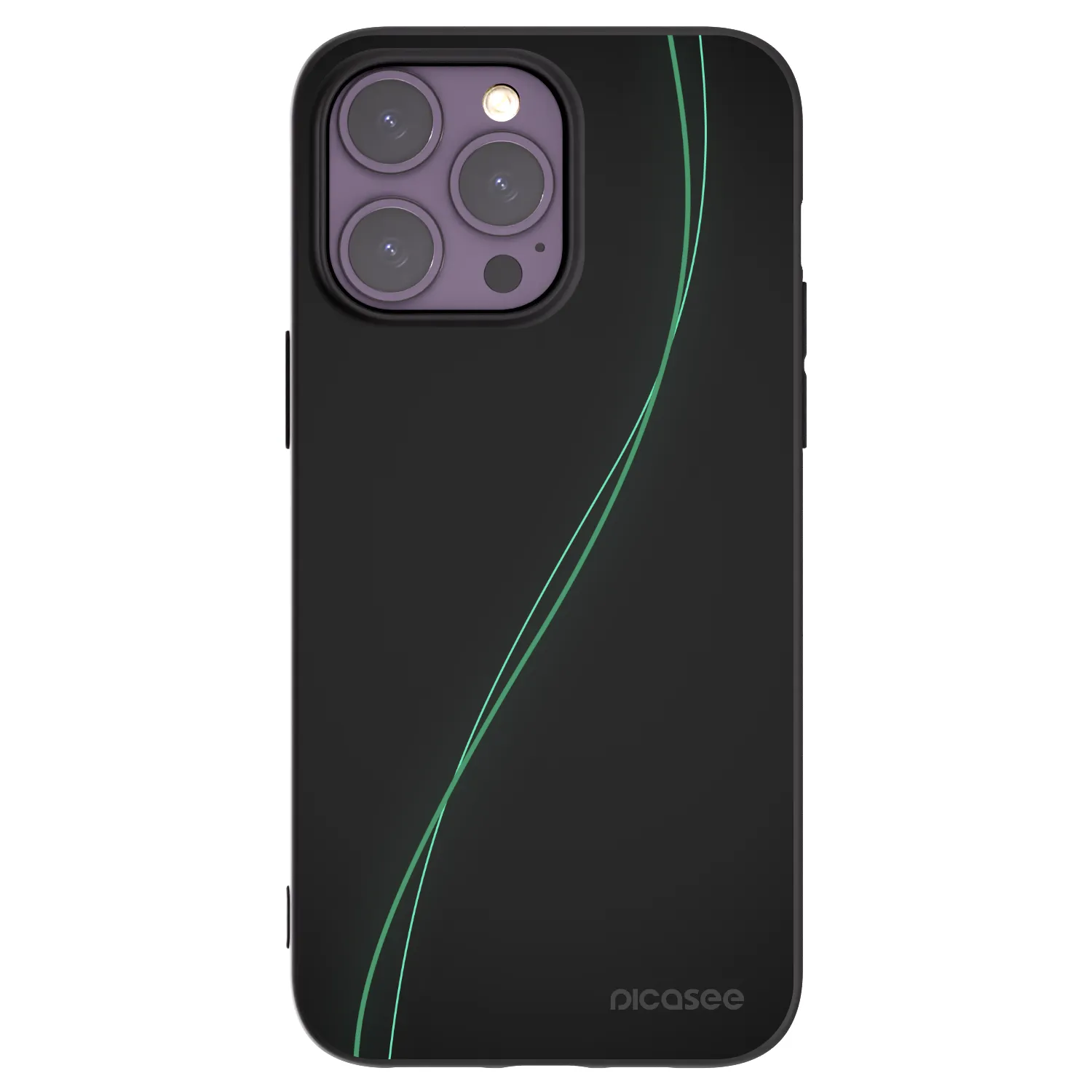 Picasee Μαύρη θήκη σιλικόνης για Apple iPhone 14 Pro Max - Be Different
