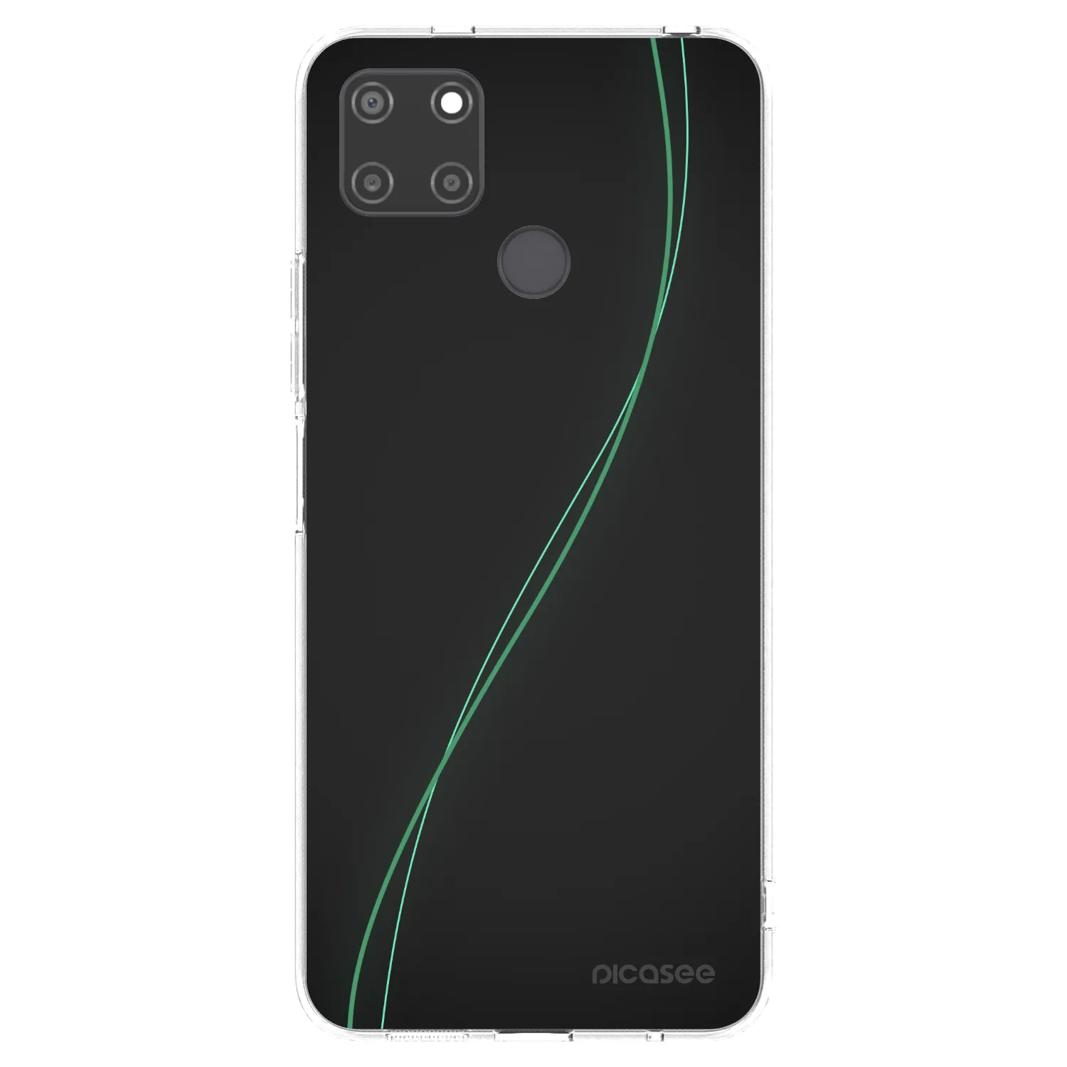 Picasee διαφανής θήκη σιλικόνης Realme C21Y - Be Different