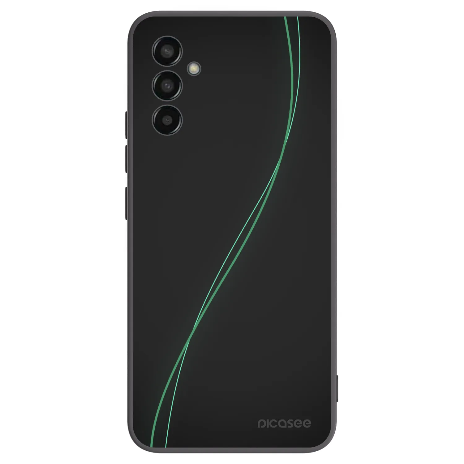 Picasee Μαύρη θήκη σιλικόνης για Samsung Galaxy M13 M135F - Be Different