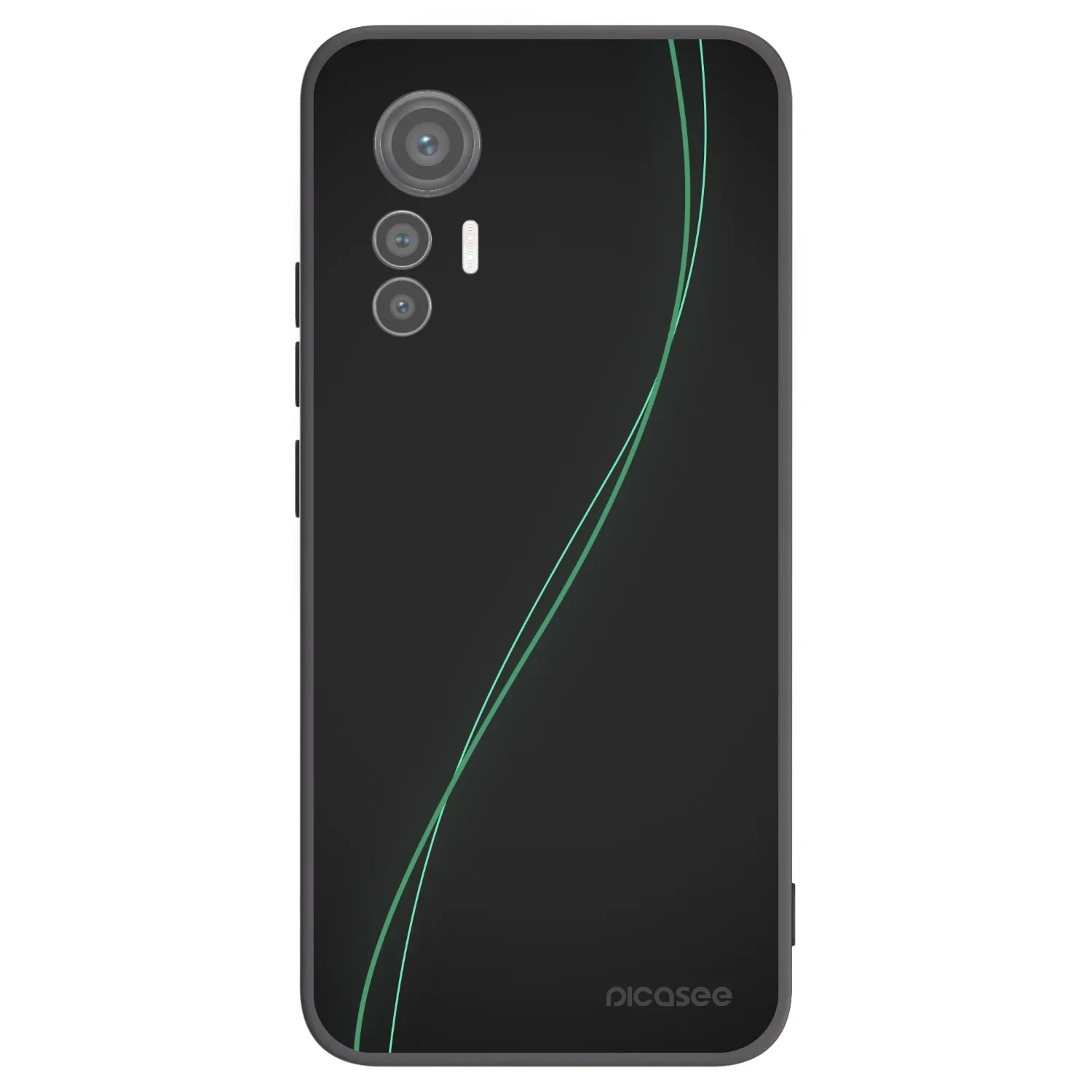 Picasee Μαύρη θήκη σιλικόνης για Xiaomi 12 Lite - Be Different