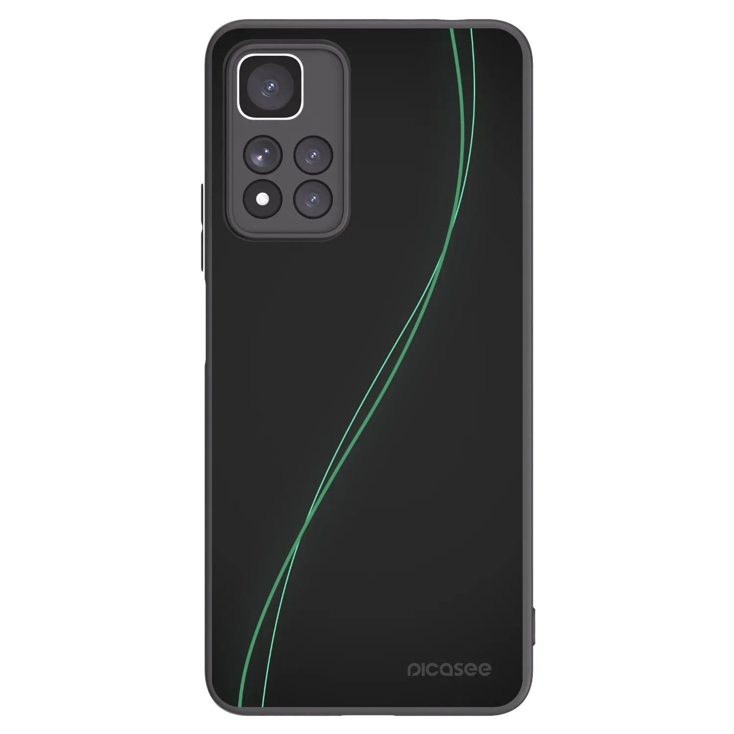Picasee Μαύρη θήκη σιλικόνης για Xiaomi Redmi Note 11 Pro+ 5G - Be Different