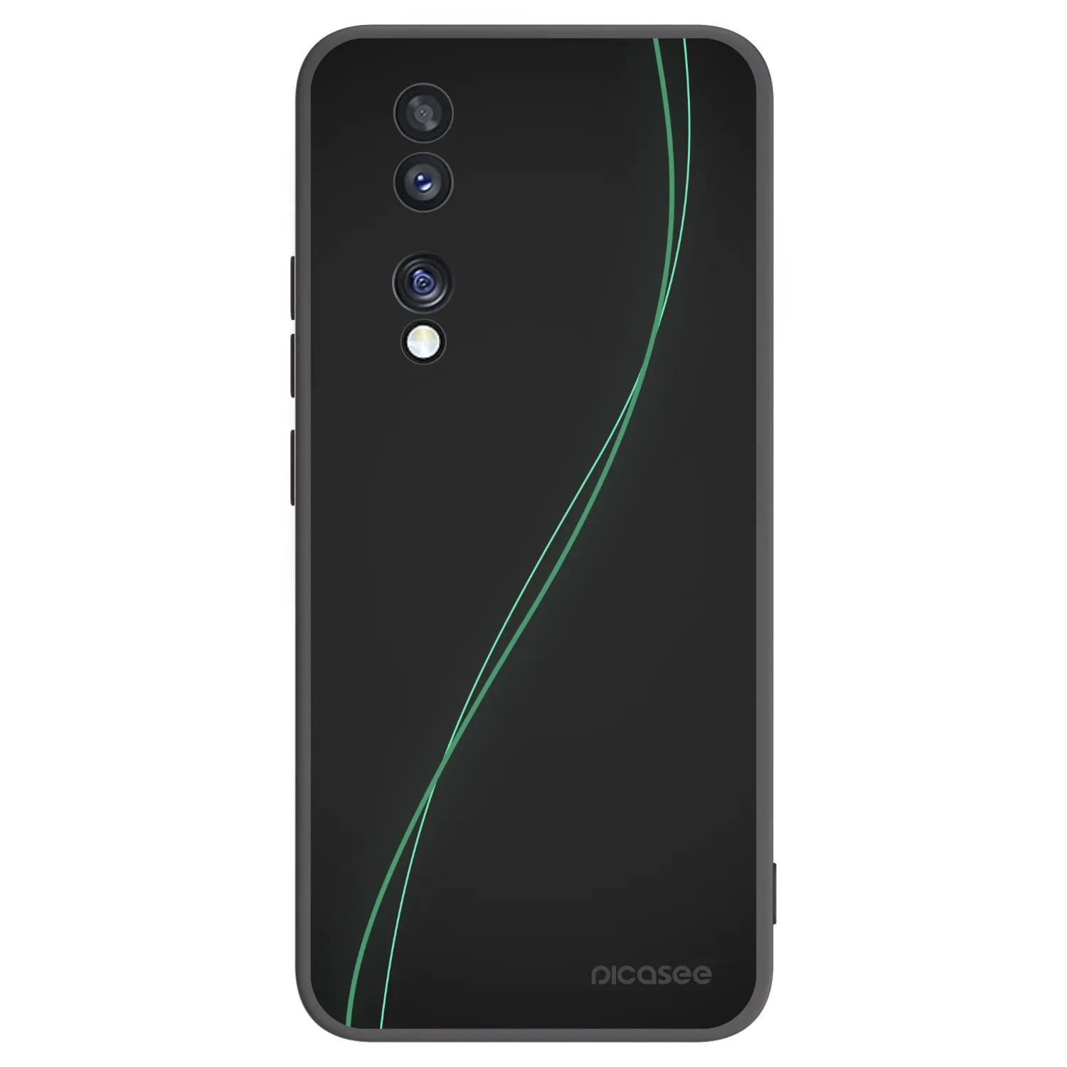 Picasee Μαύρη θήκη σιλικόνης για Honor 70 - Be Different