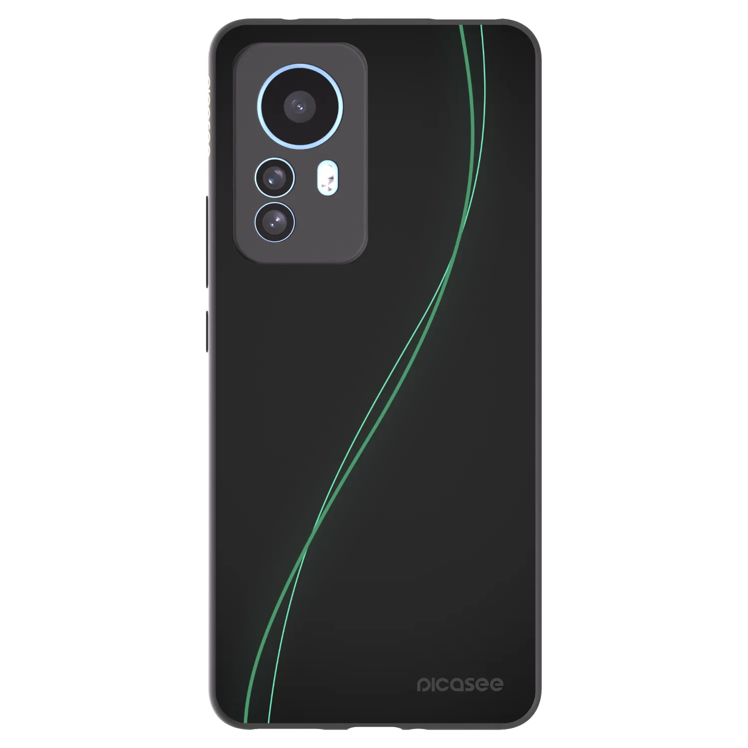 Picasee Μαύρη θήκη σιλικόνης για Xiaomi 12T Pro - Be Different