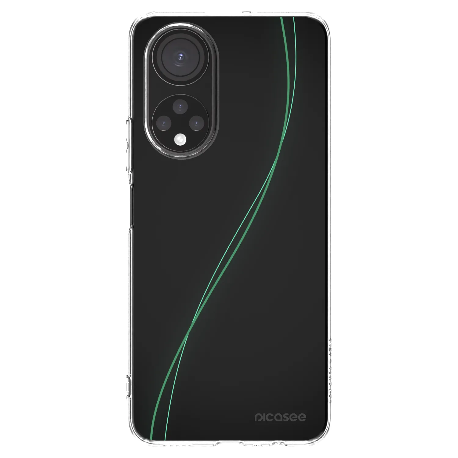Picasee διαφανής θήκη σιλικόνης Honor X7 - Be Different