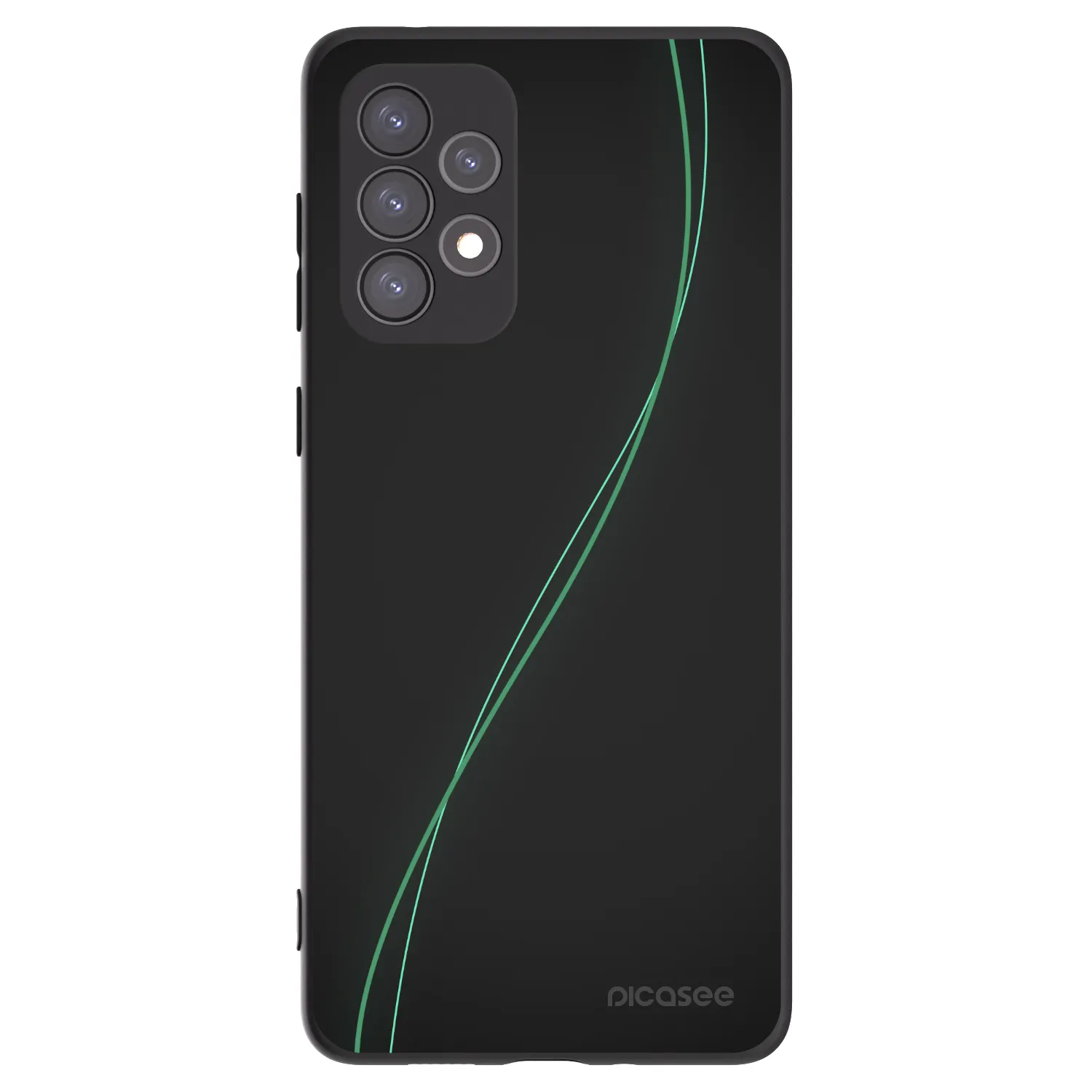 Picasee Μαύρη θήκη σιλικόνης για Samsung Galaxy A73 5G - Be Different