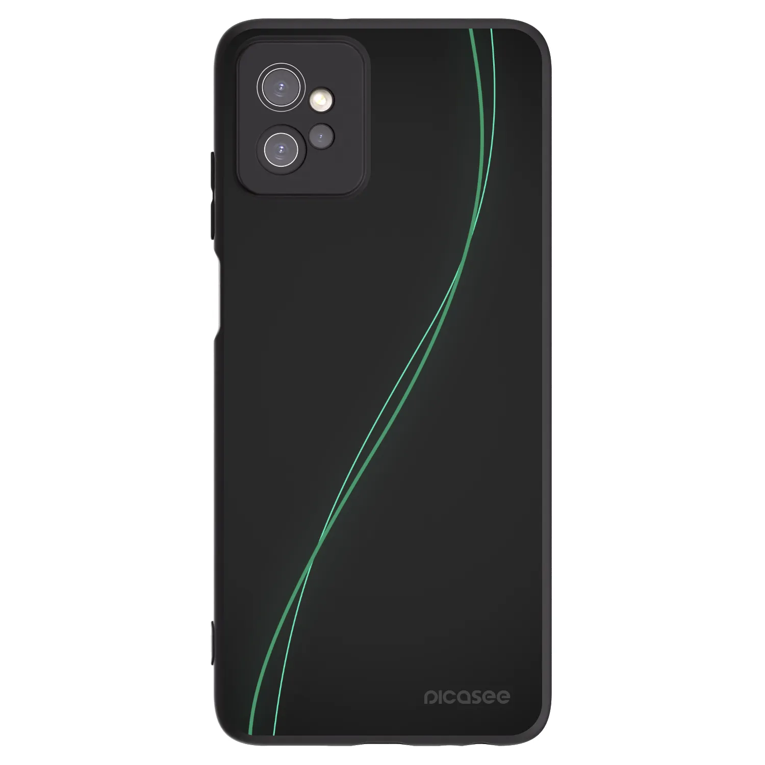 Picasee Μαύρη θήκη σιλικόνης για Motorola Moto G32 - Be Different