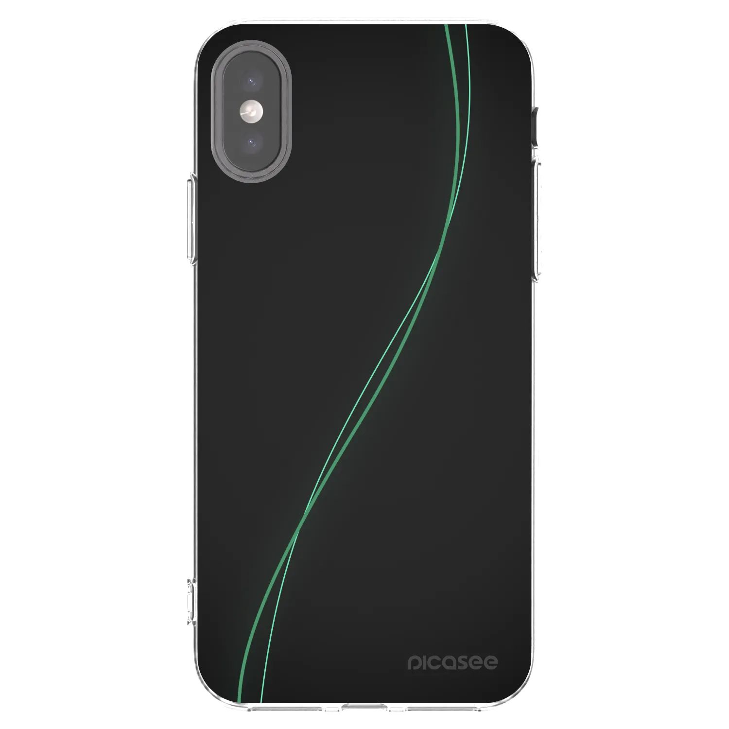 Picasee διαφανής θήκη σιλικόνης Apple iPhone X/XS - Be Different