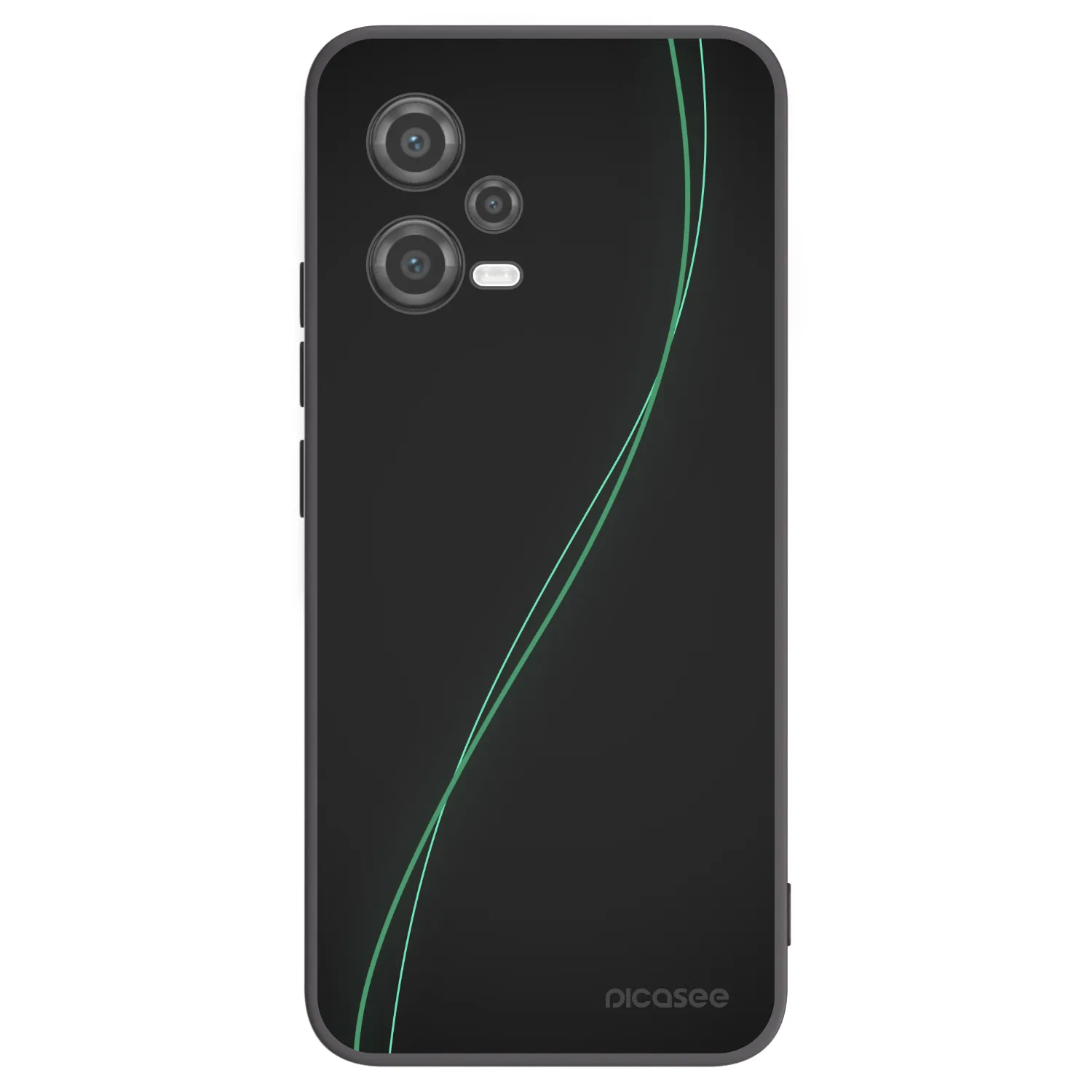 Picasee Μαύρη θήκη σιλικόνης για Xiaomi Poco X5 - Be Different