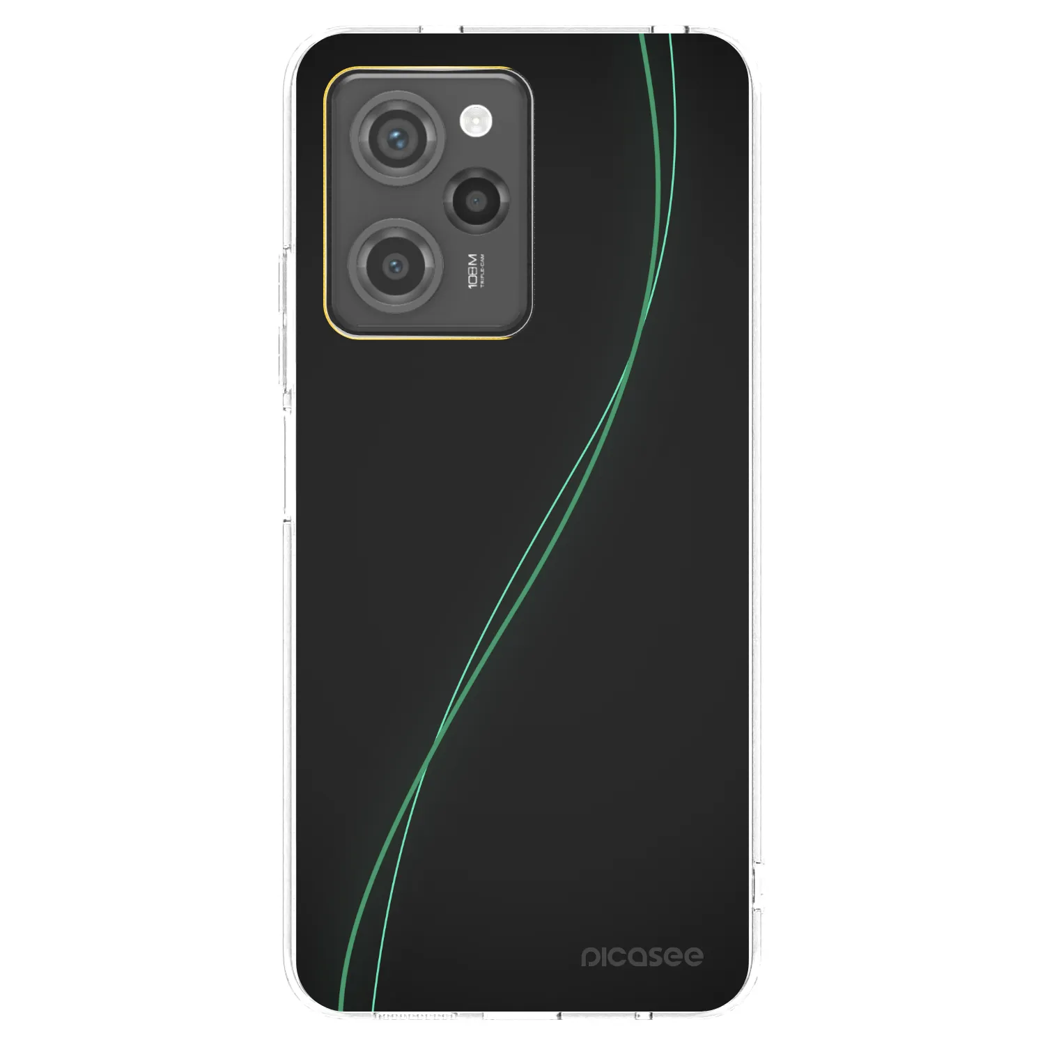 Picasee Μαύρη θήκη σιλικόνης για Xiaomi Poco X5 Pro - Be Different