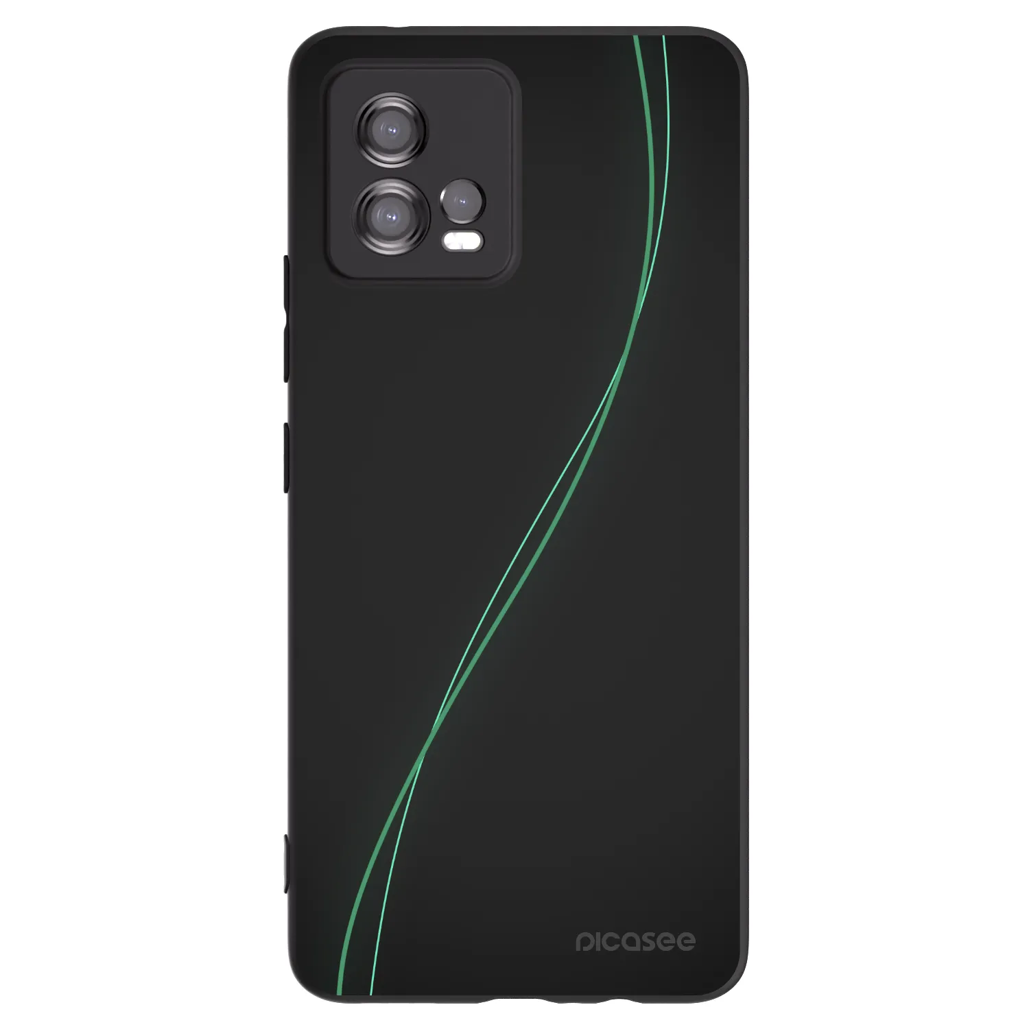 Picasee Μαύρη θήκη σιλικόνης για Motorola Moto G72 - Be Different