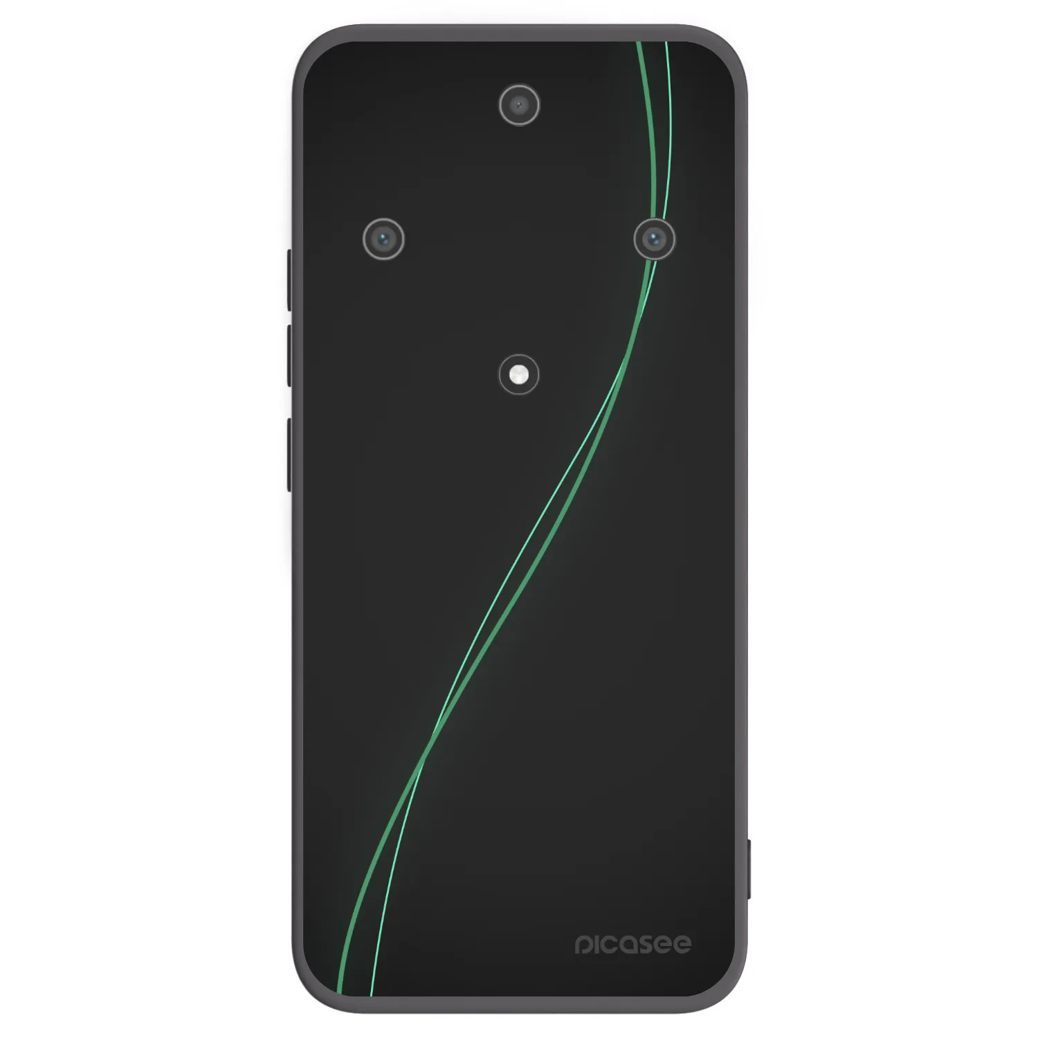 Picasee Μαύρη θήκη σιλικόνης για Honor Magic5 Lite 5G - Be Different