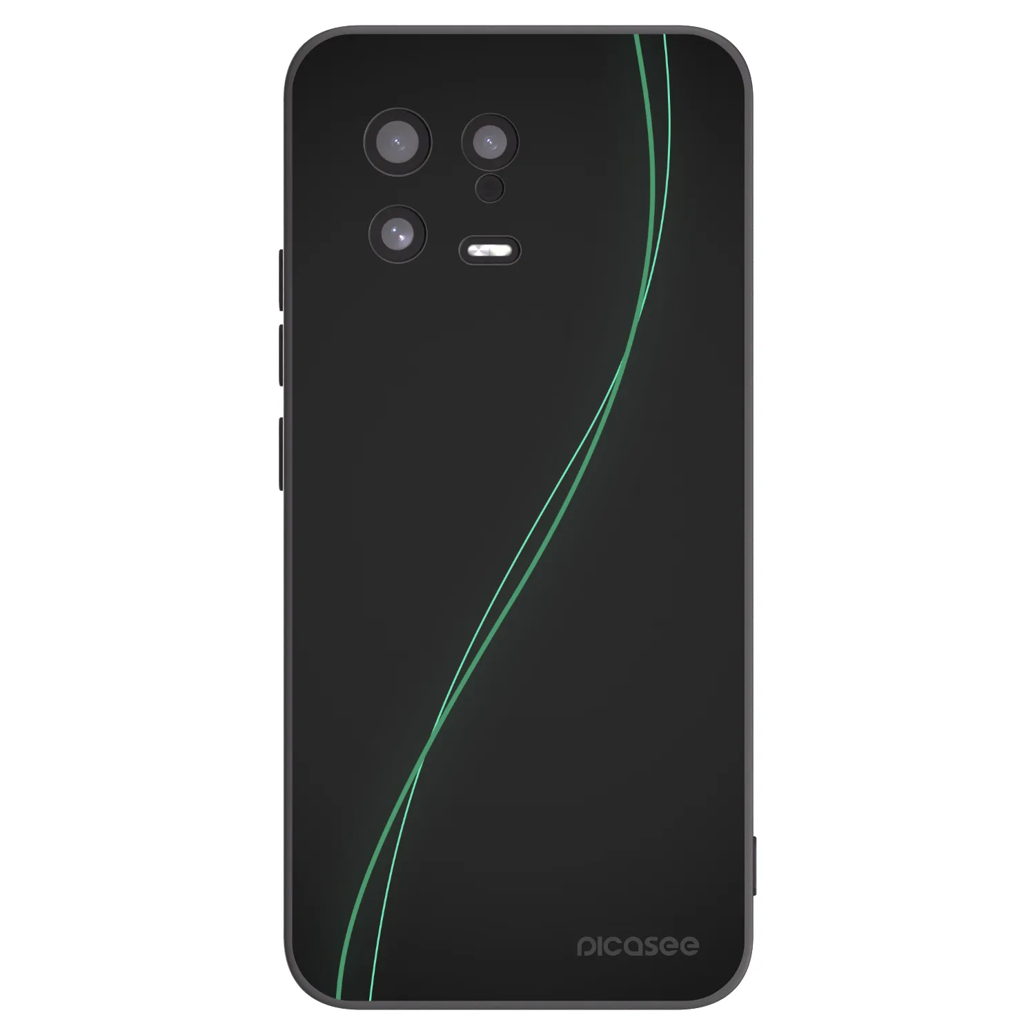 Picasee Μαύρη θήκη σιλικόνης για Xiaomi 13 - Be Different