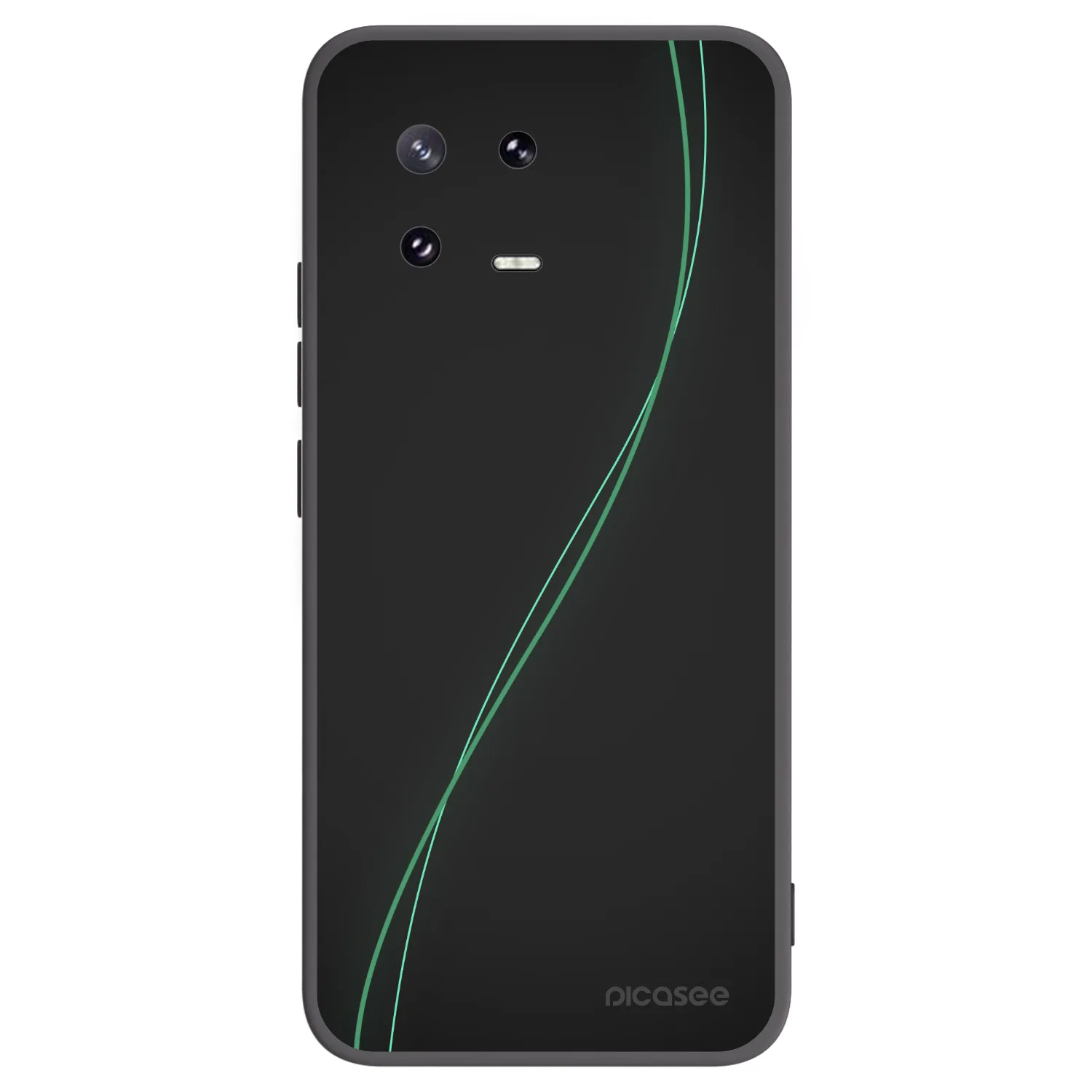 Picasee Μαύρη θήκη σιλικόνης για Xiaomi 13 Pro - Be Different