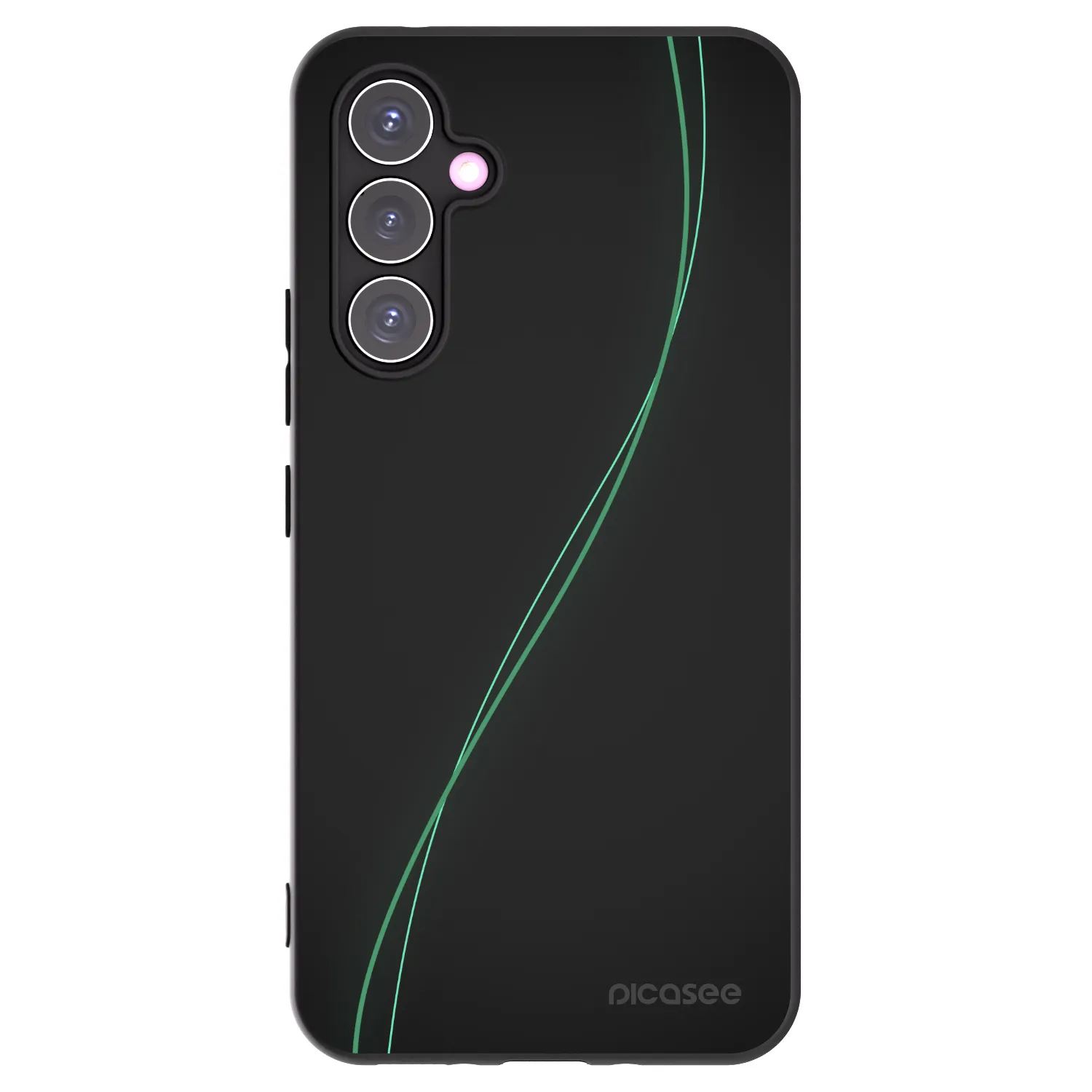 Picasee Μαύρη θήκη σιλικόνης για Samsung Galaxy A54 5G A546B - Be Different