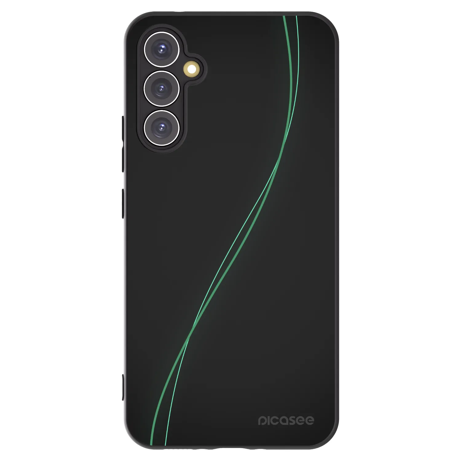 Picasee Μαύρη θήκη σιλικόνης για Samsung Galaxy A34 5G A346B - Be Different