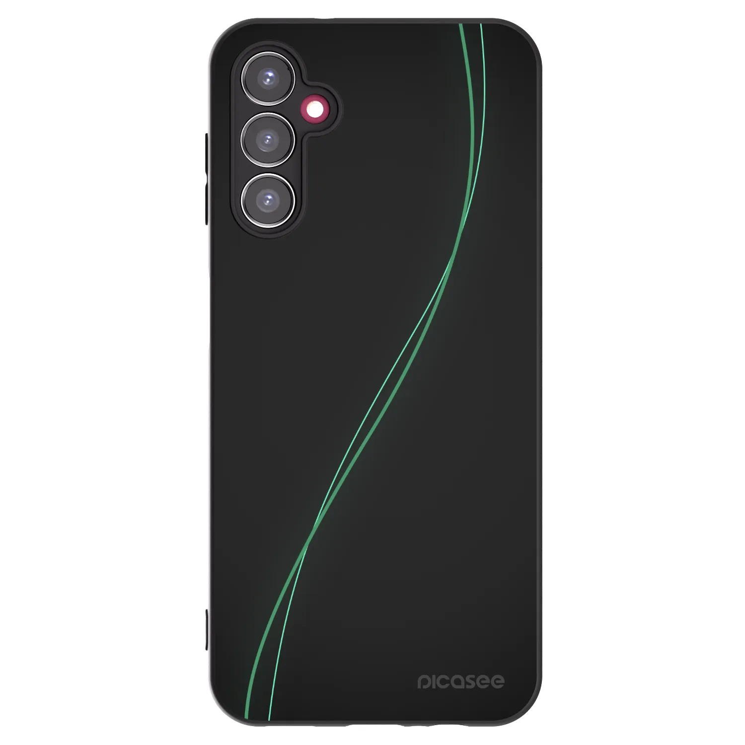 Picasee Μαύρη θήκη σιλικόνης για Samsung Galaxy A14 5G A146P - Be Different