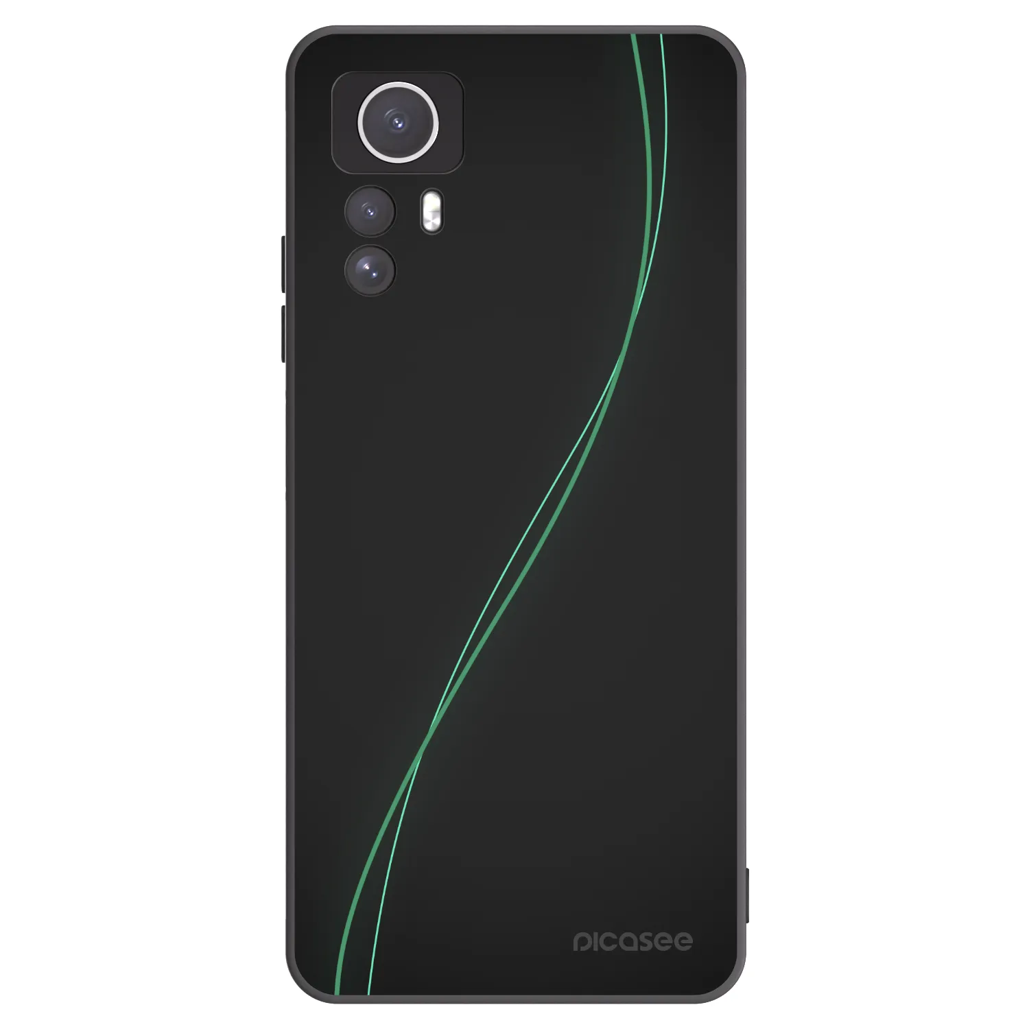 Picasee Μαύρη θήκη σιλικόνης για Xiaomi Redmi Note 12S - Be Different