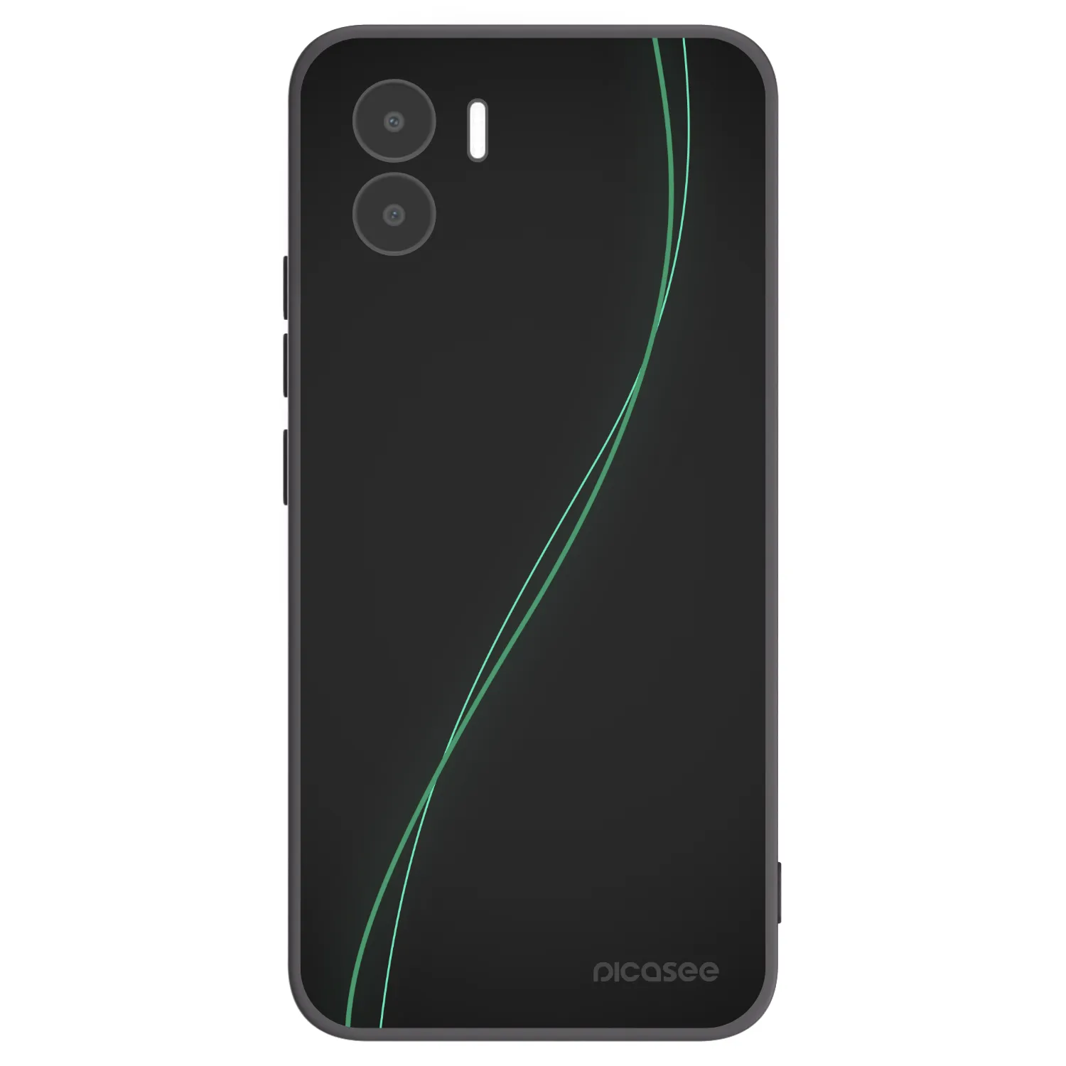 Picasee Μαύρη θήκη σιλικόνης για Xiaomi Redmi A2 - Be Different