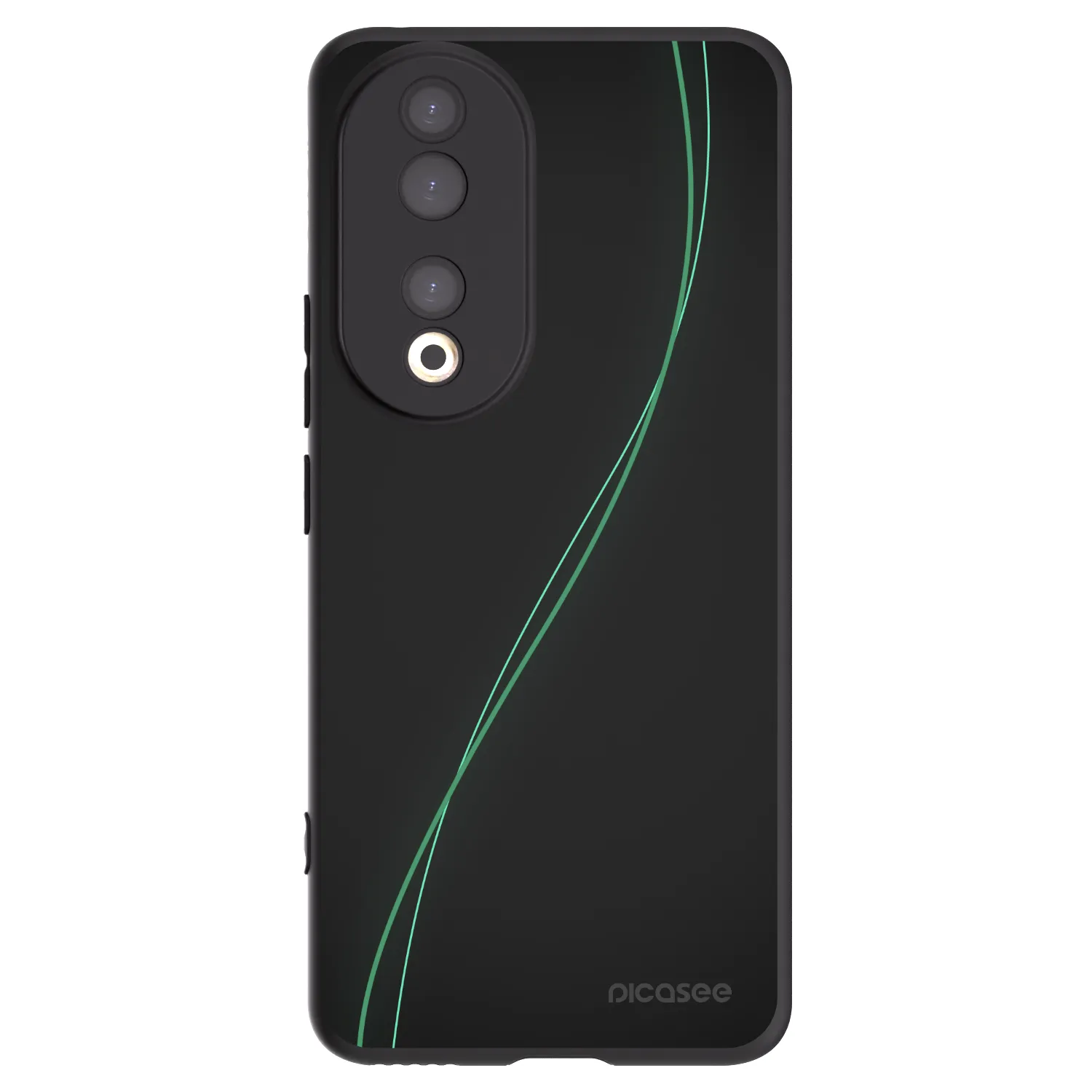Picasee Μαύρη θήκη σιλικόνης για Honor 90 5G - Be Different