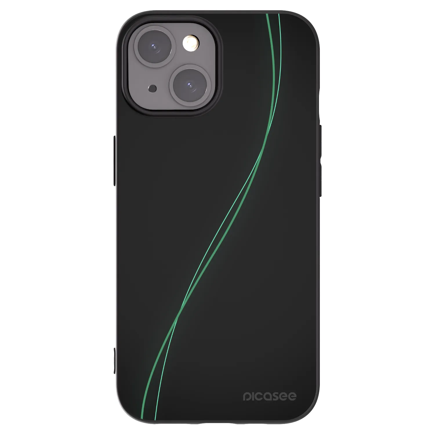 Picasee Μαύρη θήκη σιλικόνης για Apple iPhone 15 - Be Different
