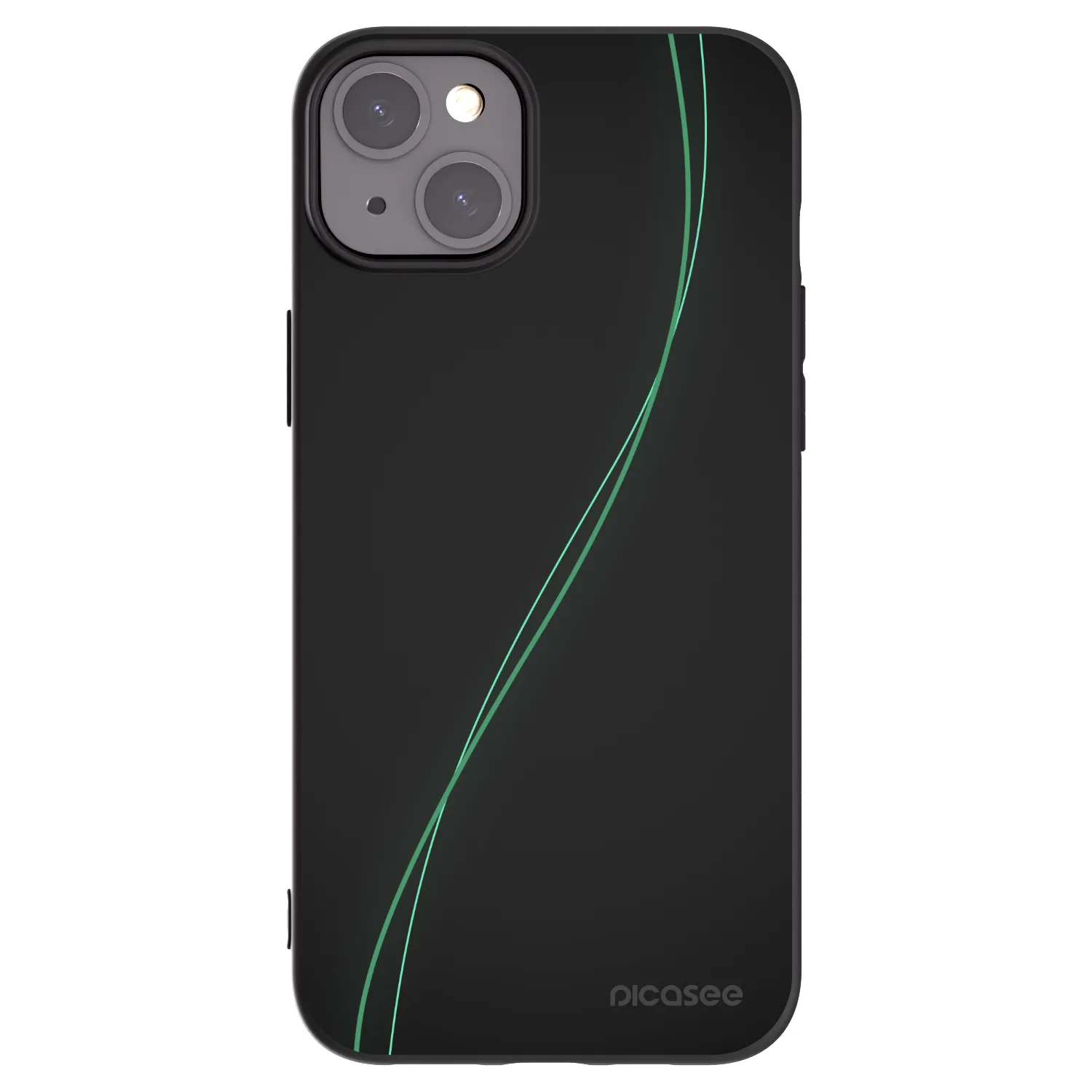 Picasee Μαύρη θήκη σιλικόνης για Apple iPhone 15 Plus - Be Different