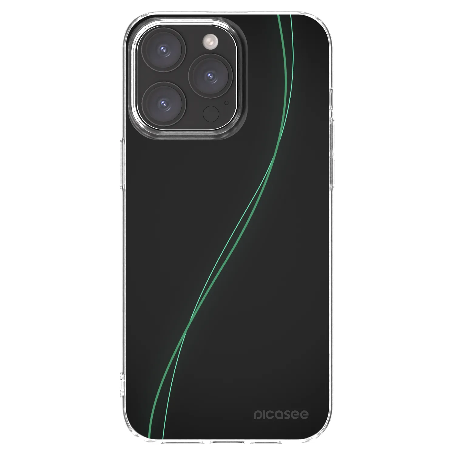 Picasee διαφανής θήκη σιλικόνης Apple iPhone 15 Pro Max - Be Different