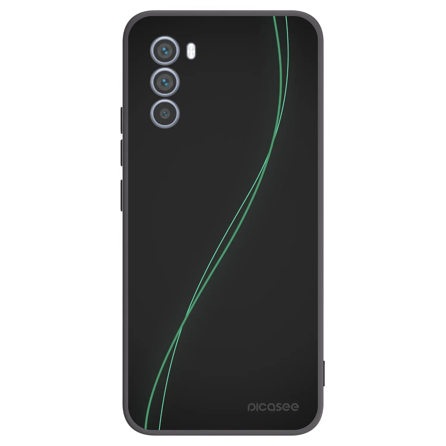 Picasee Μαύρη θήκη σιλικόνης για Motorola Moto G62 - Be Different